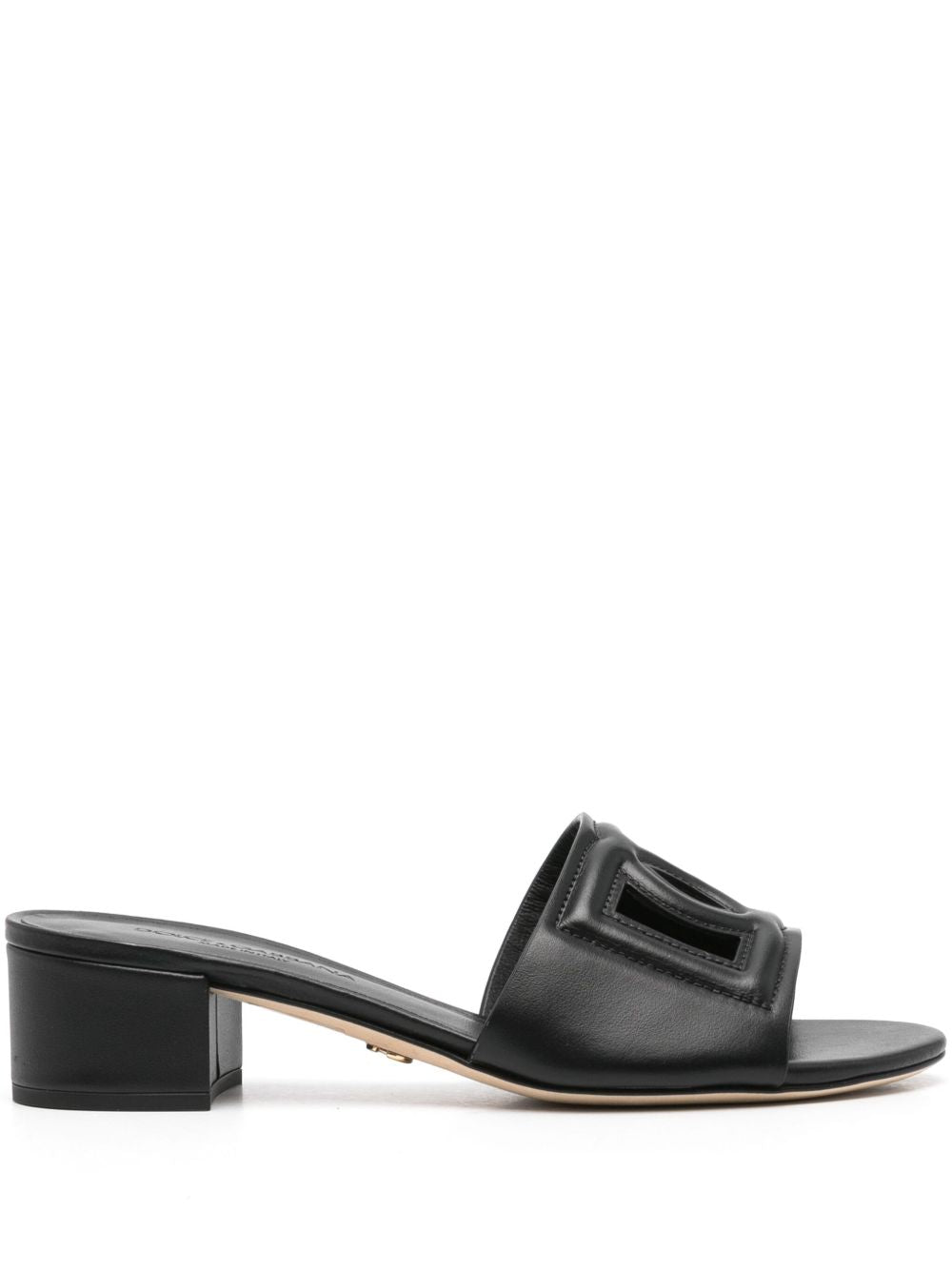 Dolce & Gabbana Sandals BLACK – Leatehr 100%