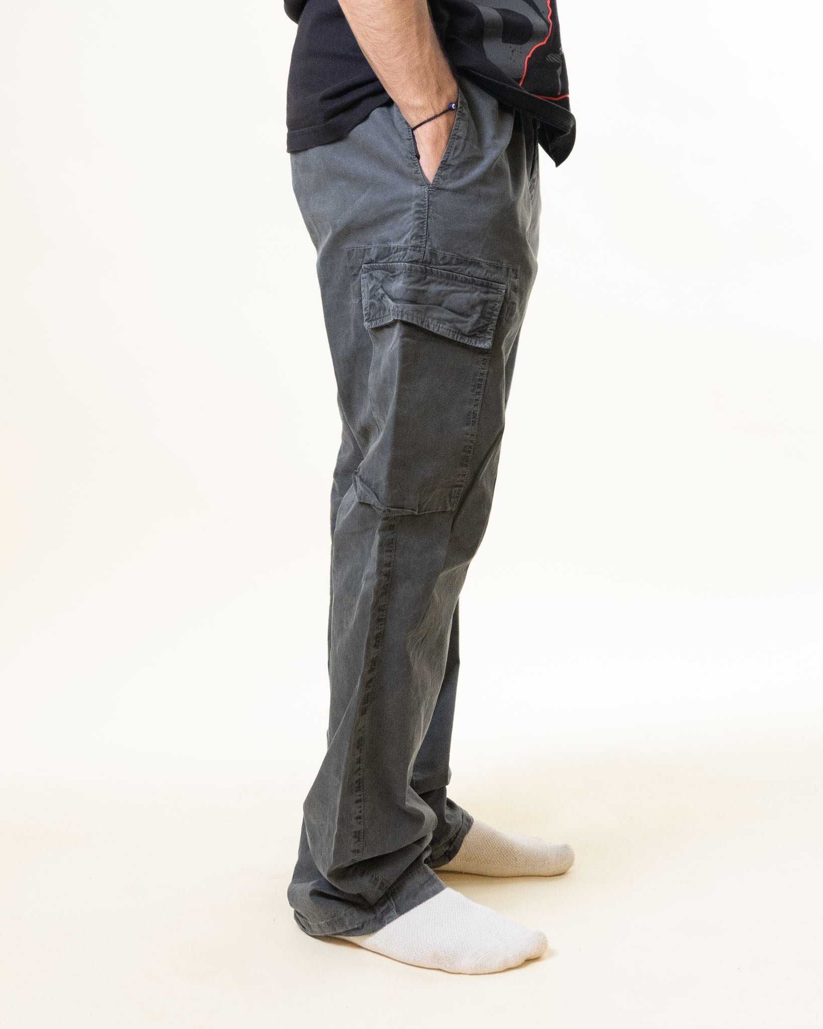James Perse Grey Cargos - view 2