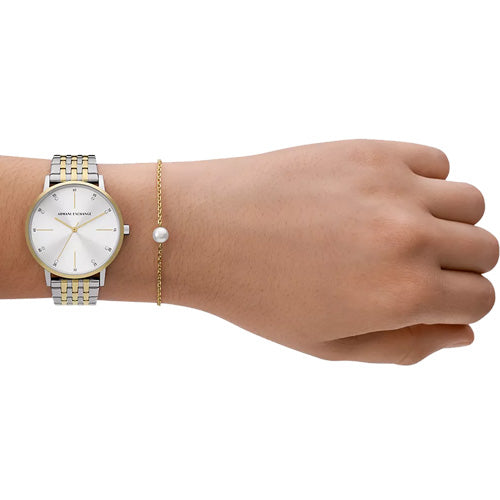 Armani Exchange Lola Silver Dial Women 36mm AX7156SET - view 2