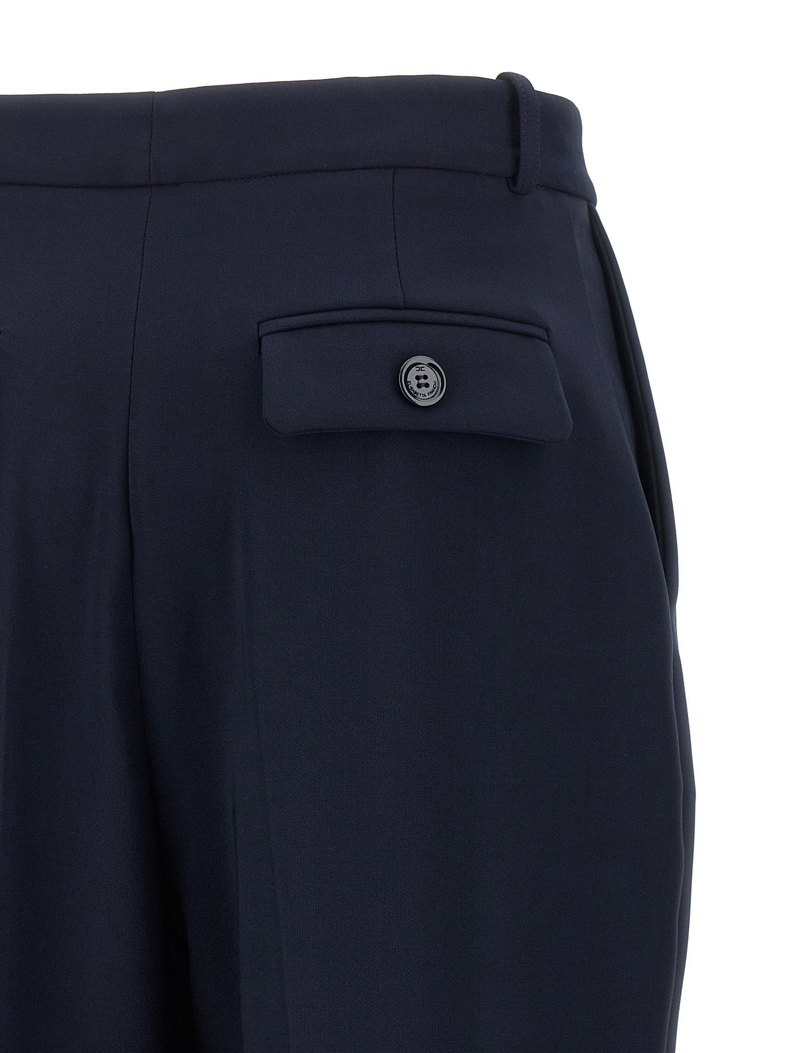 Elisabetta Franchi Crepe De Chine Pants - view 4