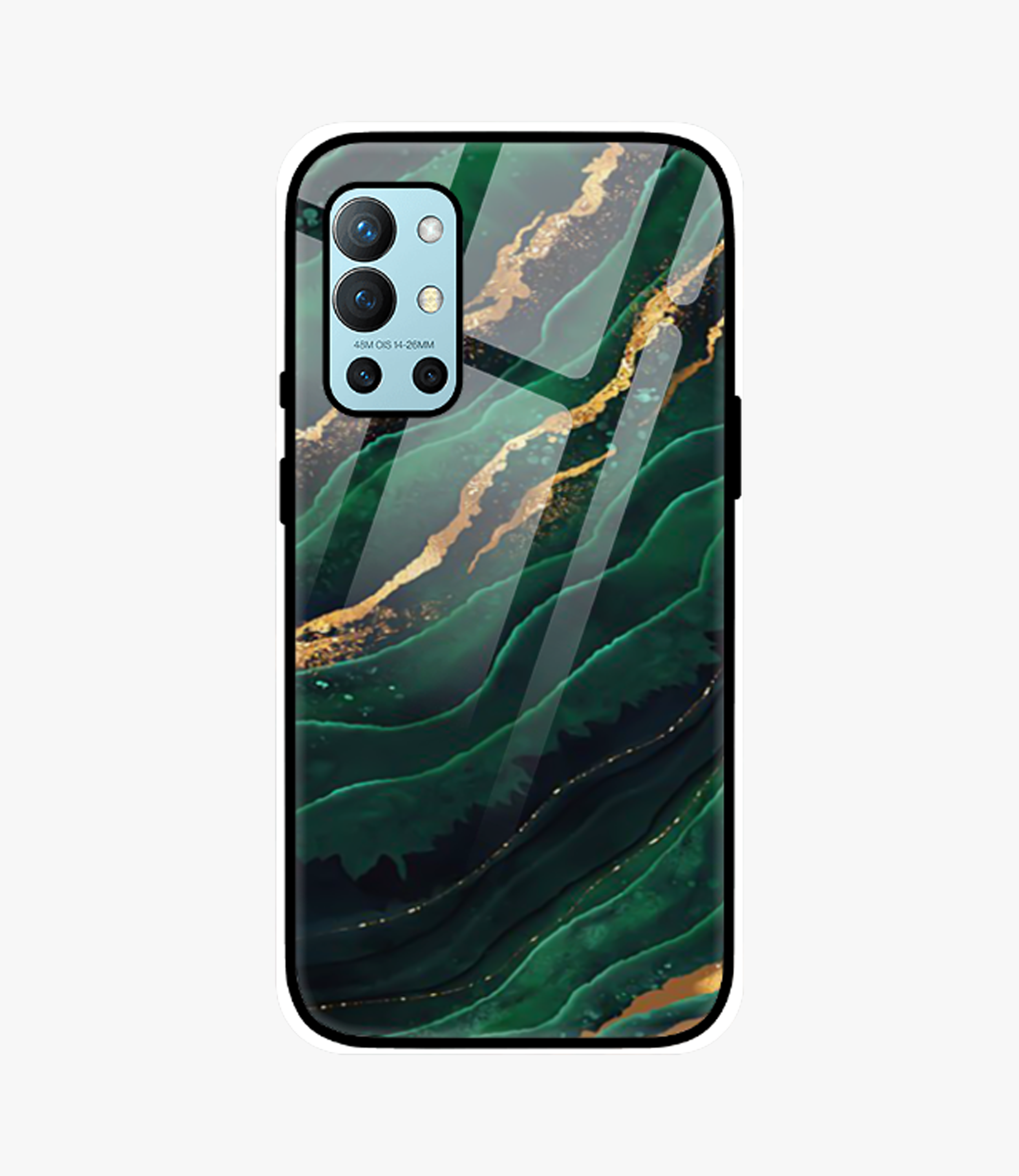 The Case Company Green Emerald Marble Glass Case for Oneplus 9R