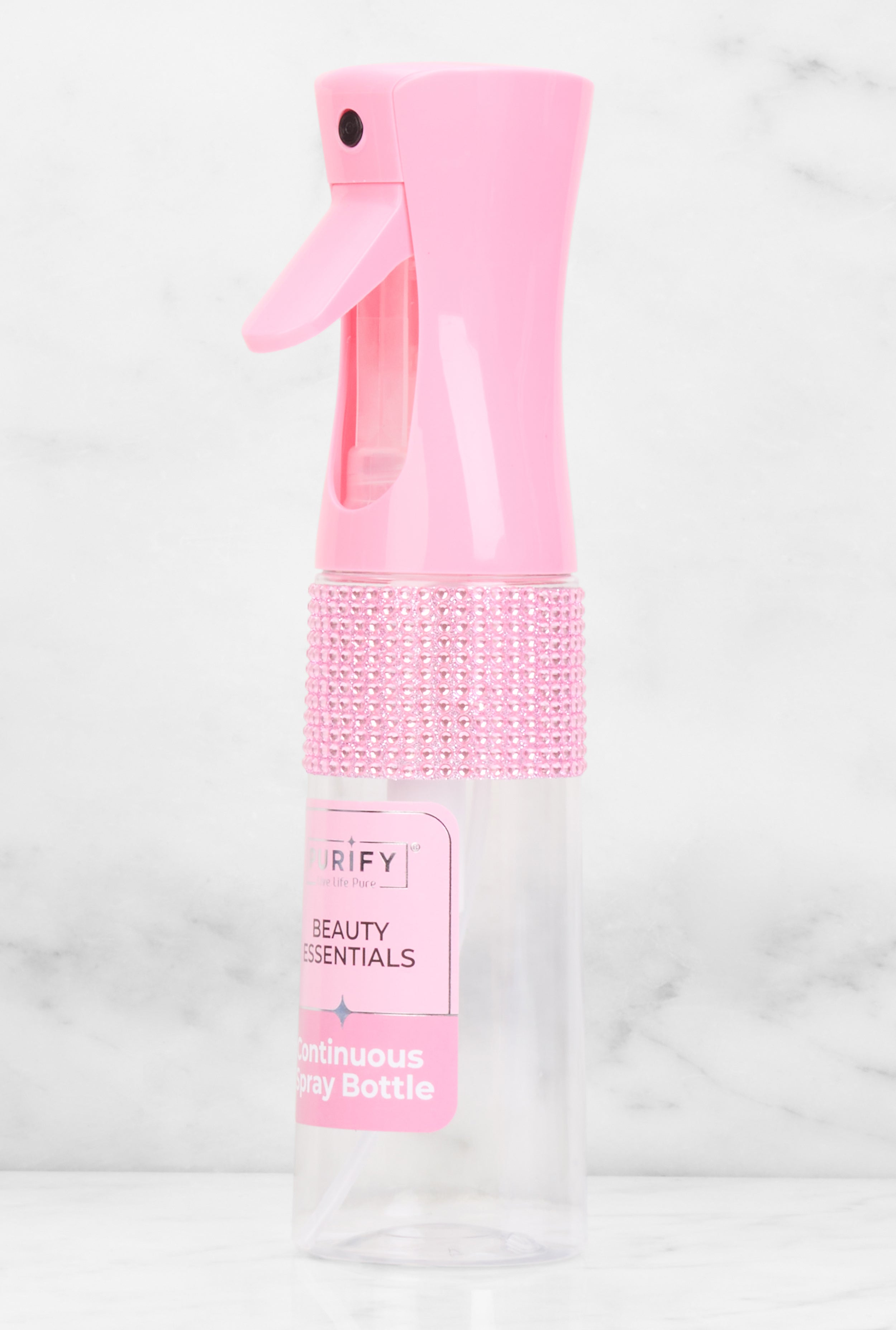 Rainbow Shops Rhinestone Transparent Continuous Spray Bottle - view 2