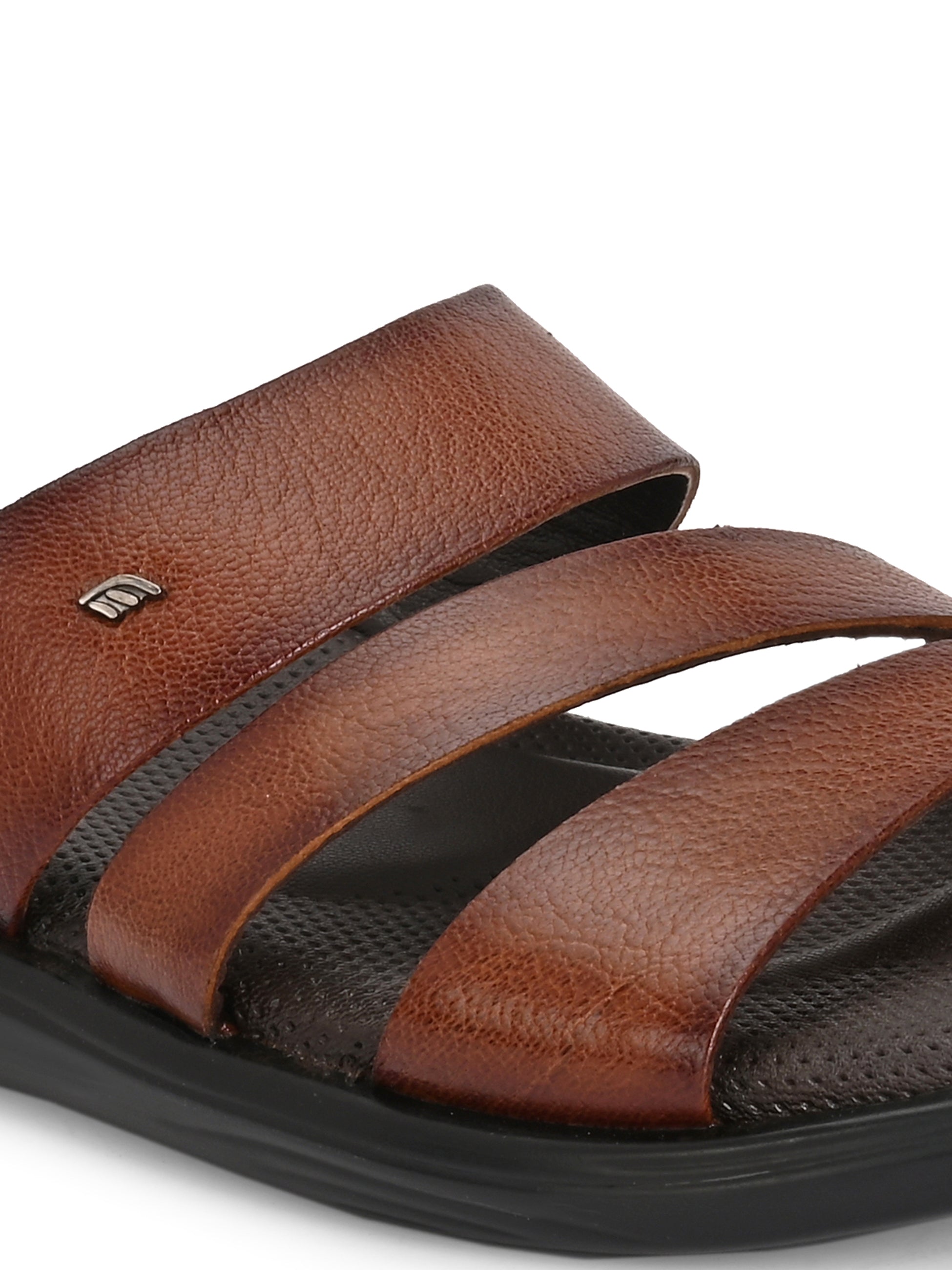 Egoss Shoes Egoss Leather Slippers For Men