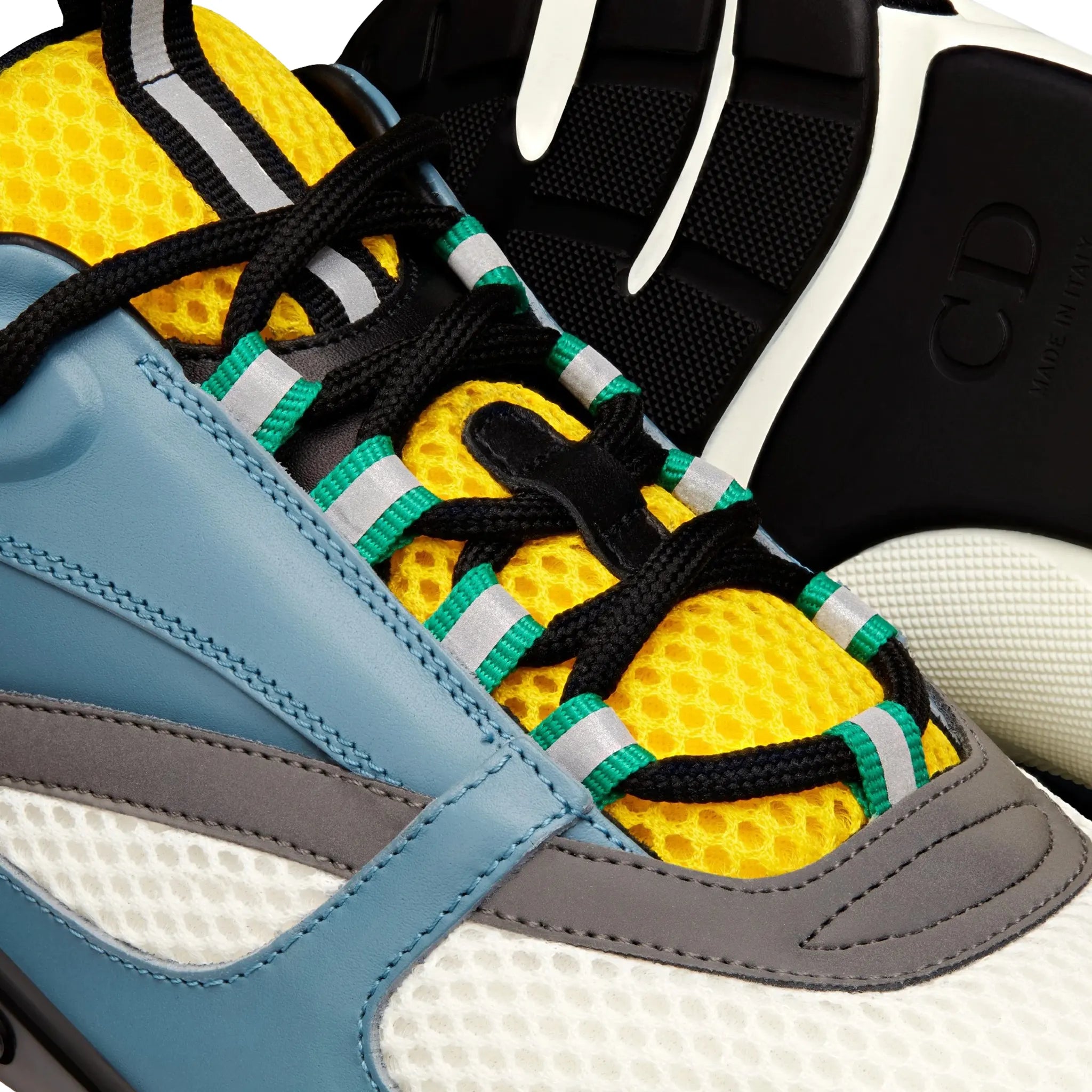 Dior B22 Blue Yellow Trainer - view 9