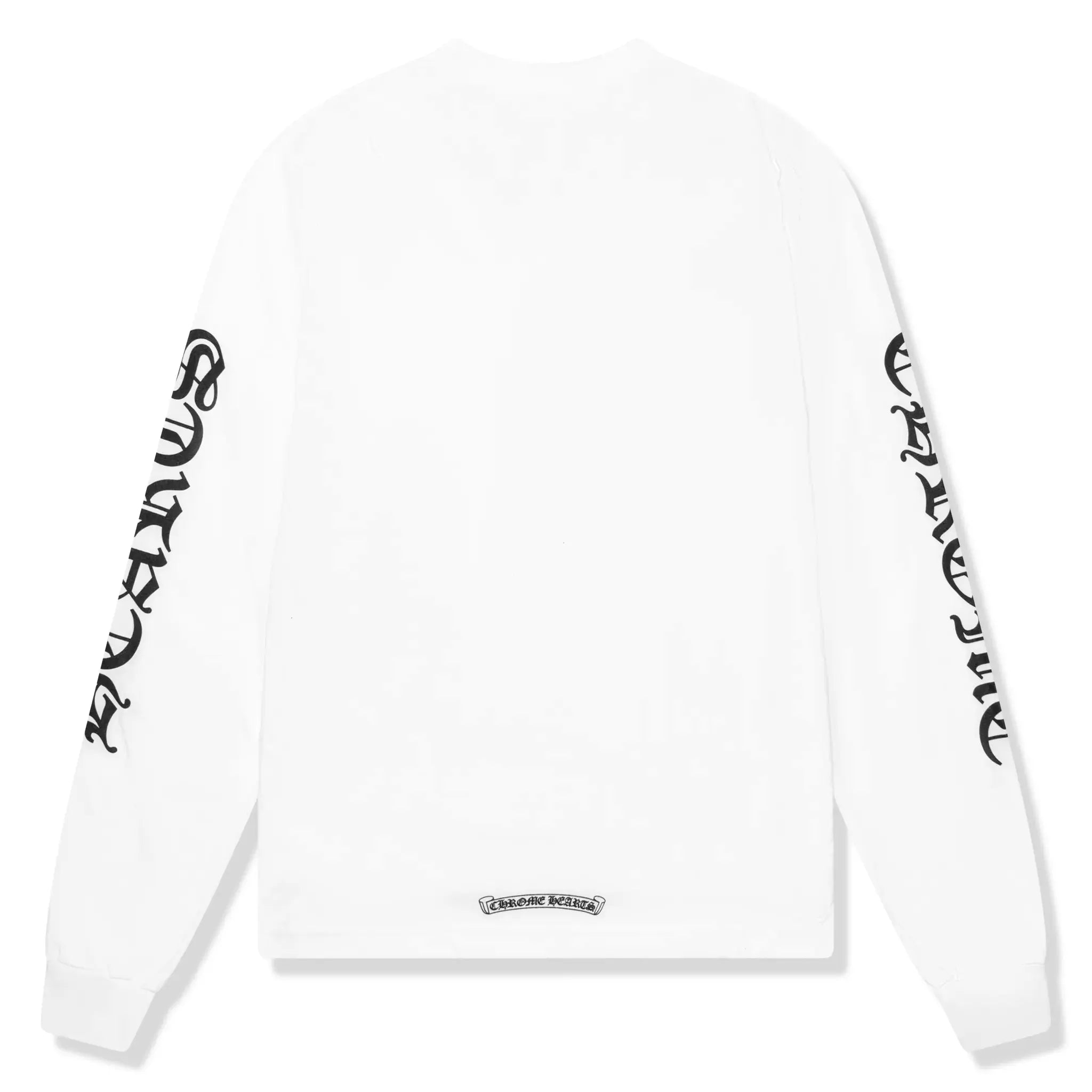 Chrome Hearts 1988 Neck Logo L/S White Black T Shirt - view 2