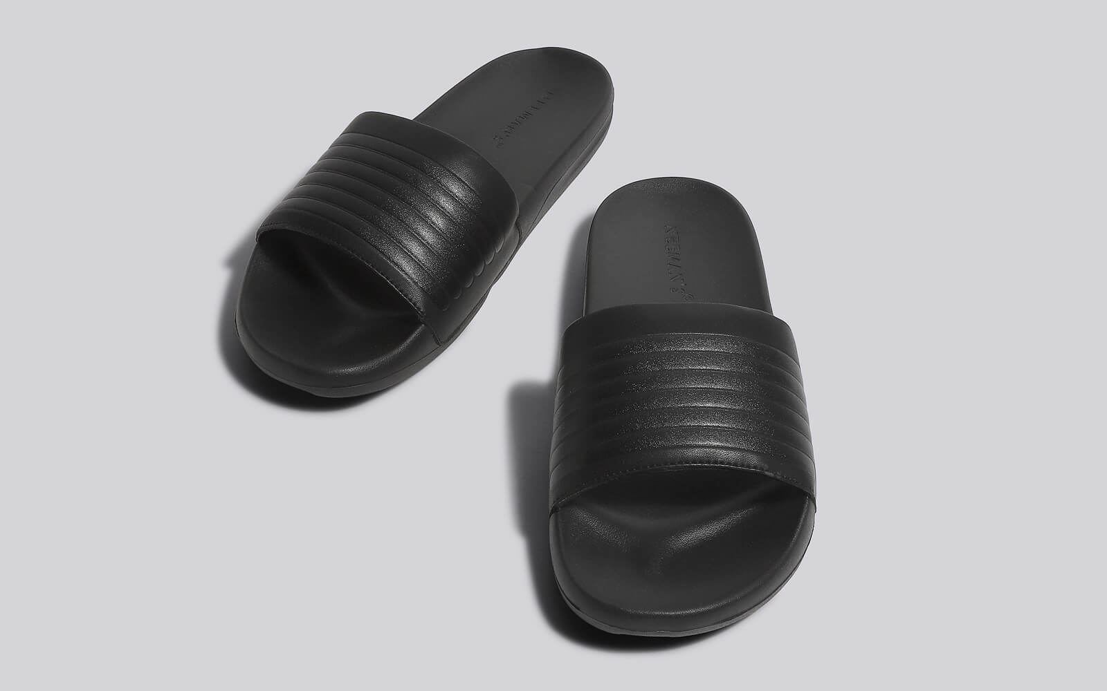 Neeman's FootBed Slides for Women : Black - view 5