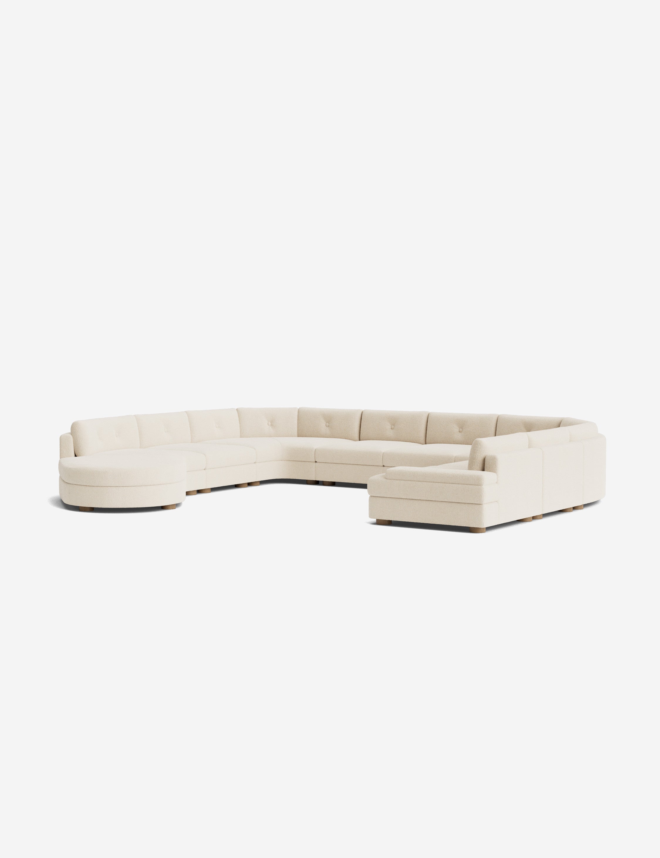 Lulu and Georgia Hill Modular U-Shaped Sectional Sofa - view 37
