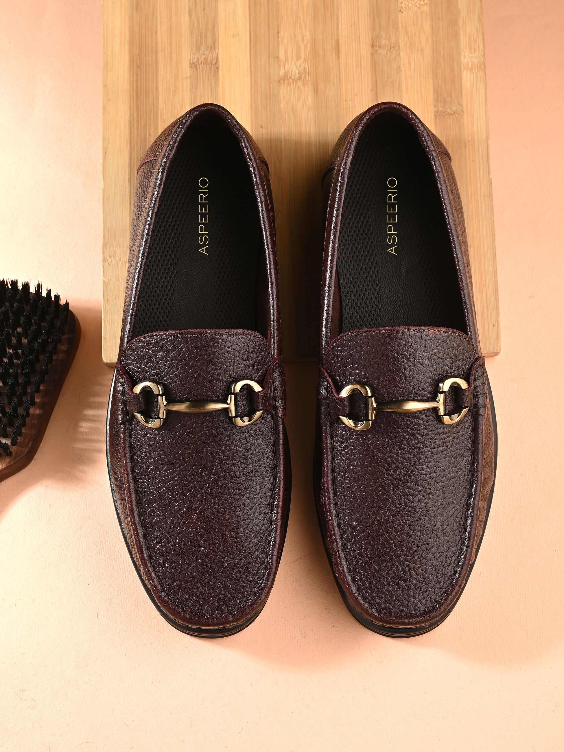Egoss Shoes Nova Buckled Loafers by Aspeerio - view 24