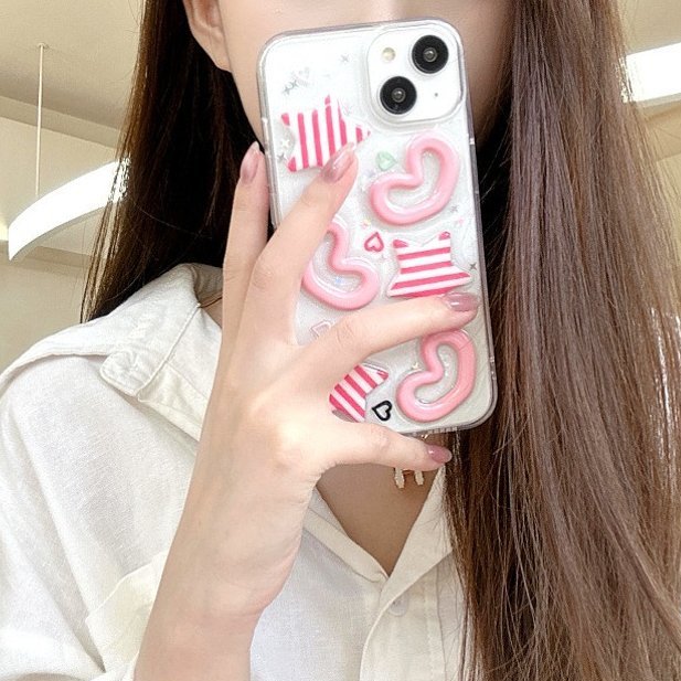 Peeperly Cute Starry Hearts Case – No Color - view 4