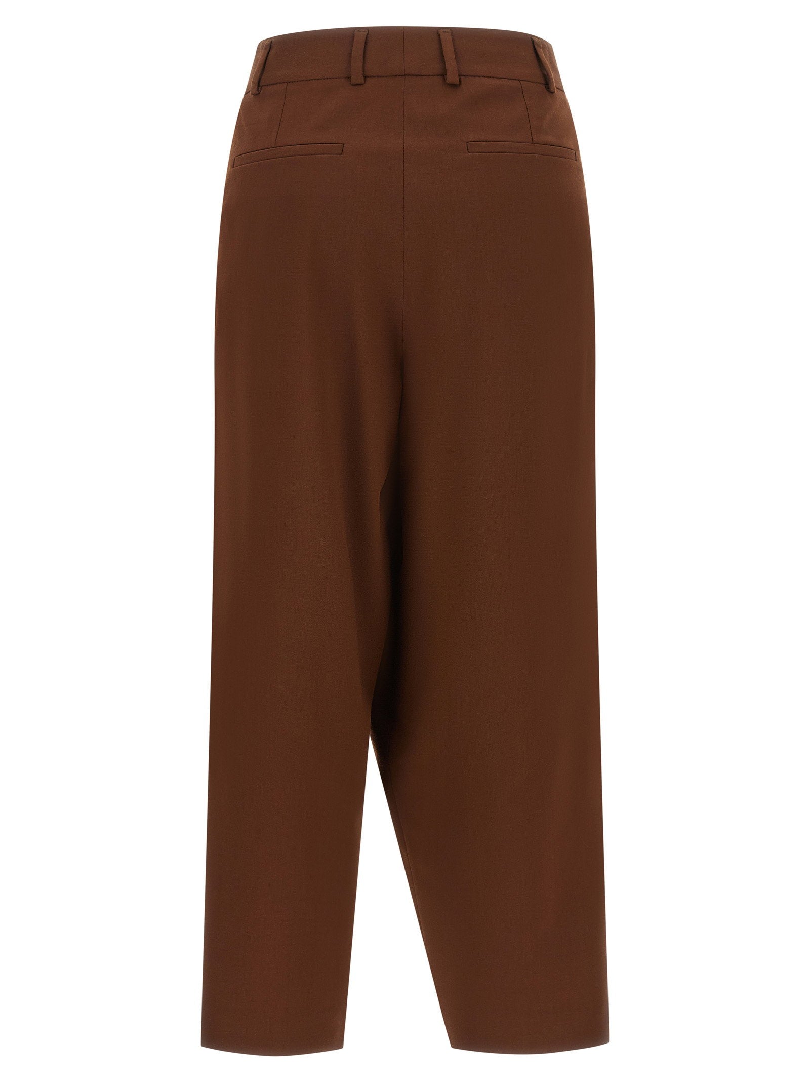 Alberto Biani Asymmetrical Panel Pants – 96% wool, 4% elastane - view 2
