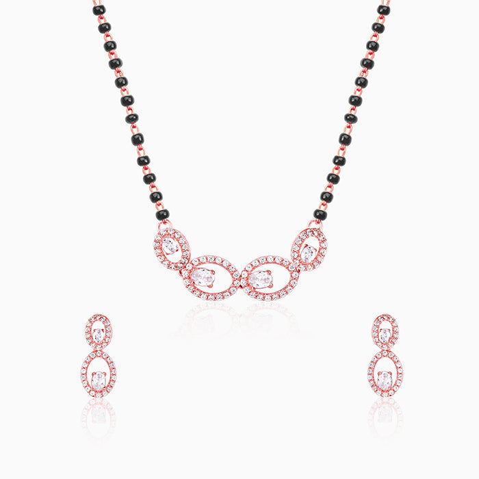 GIVA Jewellery Rose Gold Forever Love Set