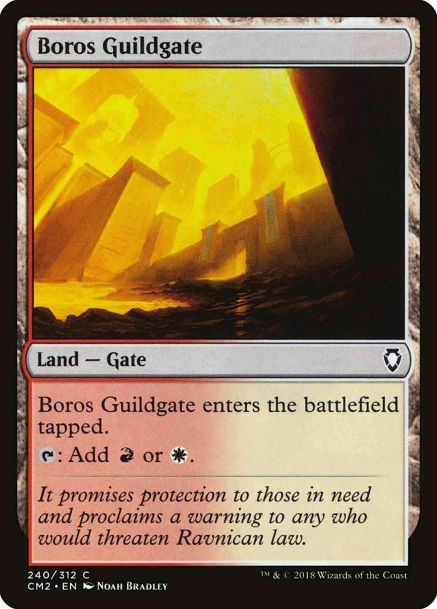 Boros guildgate 240 – Magic Boros Guildgate [240] [Commander Anthology Volume II] [Non-Foil]
