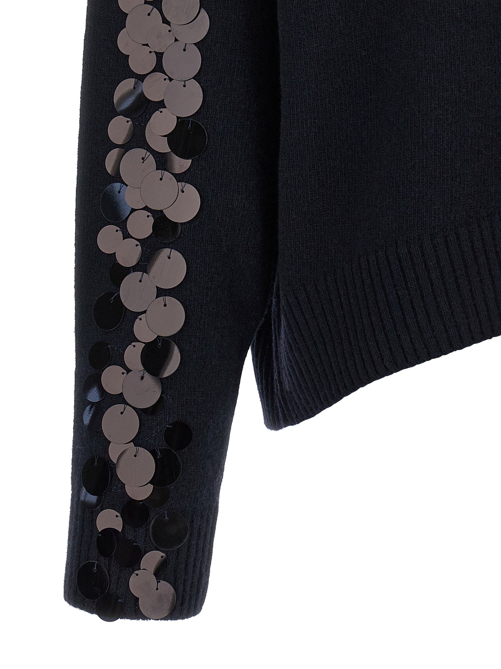 Nude Sequin Sweater – 80% wool, 20% polyamide - view 4