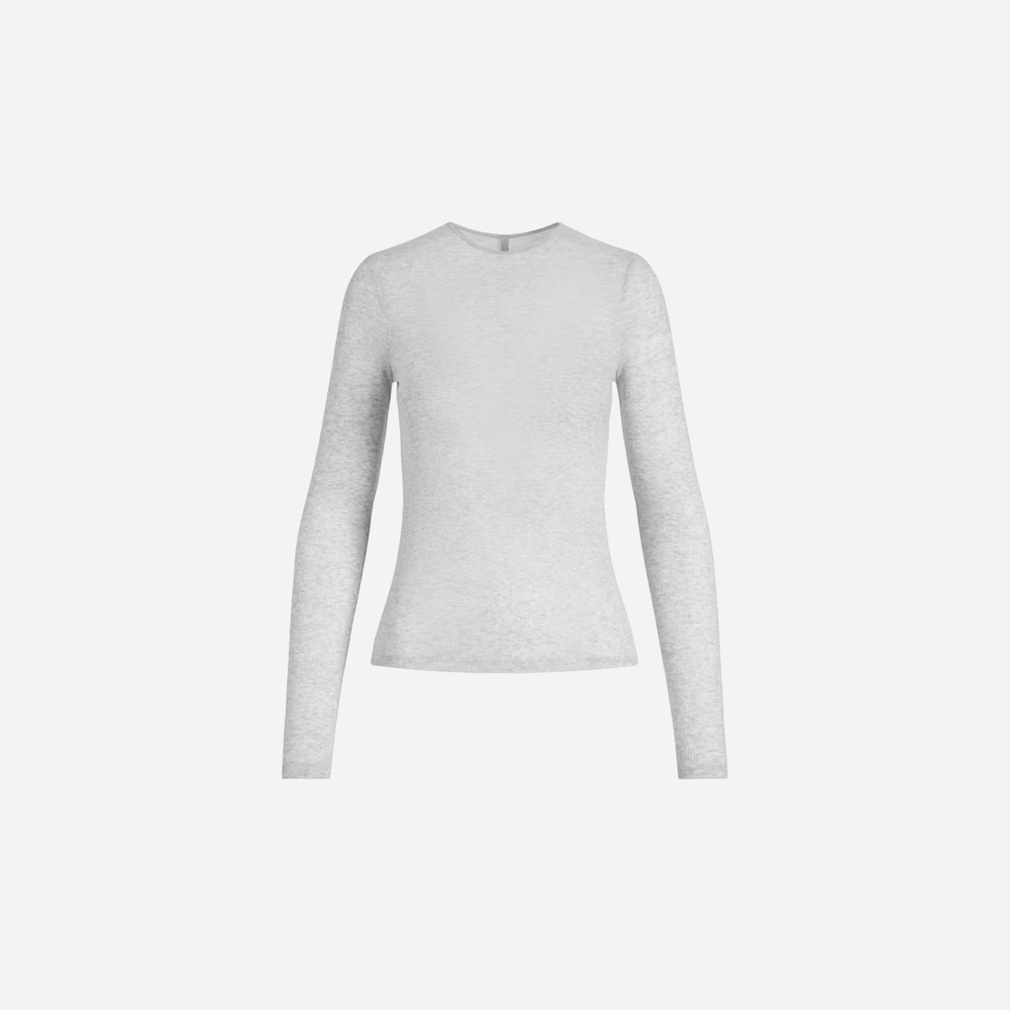 Skims Long Sleeve T-Shirt Sheer Cotton - view 2