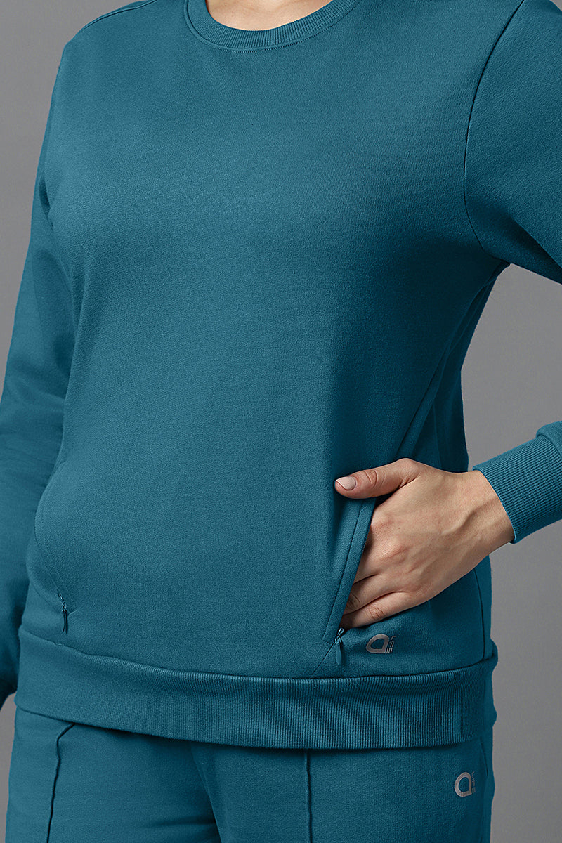 Amante Essential Fleece Sweatshirt - Corsair - view 4