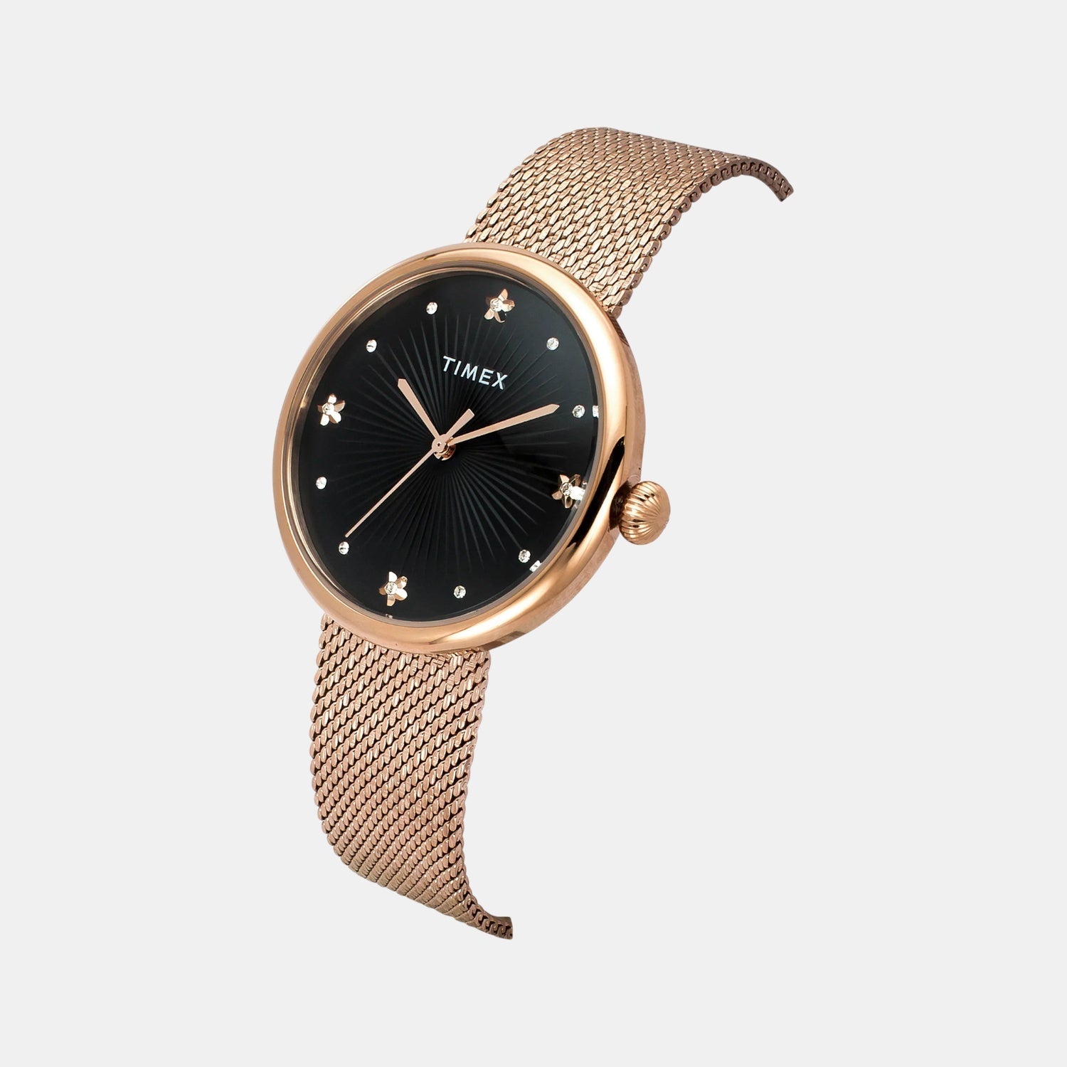 Timex Fashion Women Quartz Black Dial Analog Stainless Steel Watch TWEL19303 - view 2