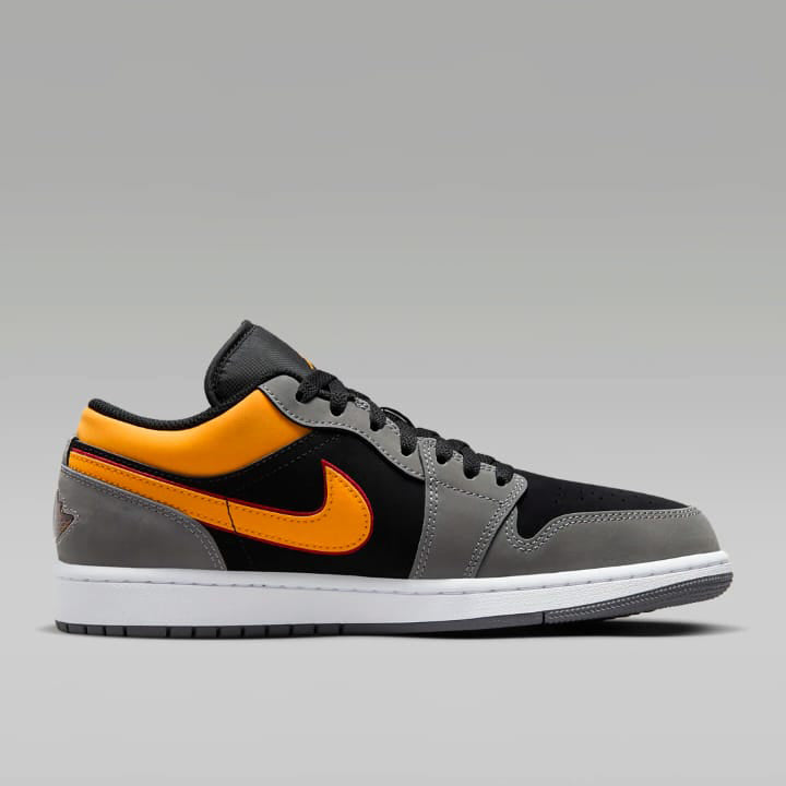 Kicks Machine Air Jordan 1 Low Light Graphite Vivid Orange Sale - view 4