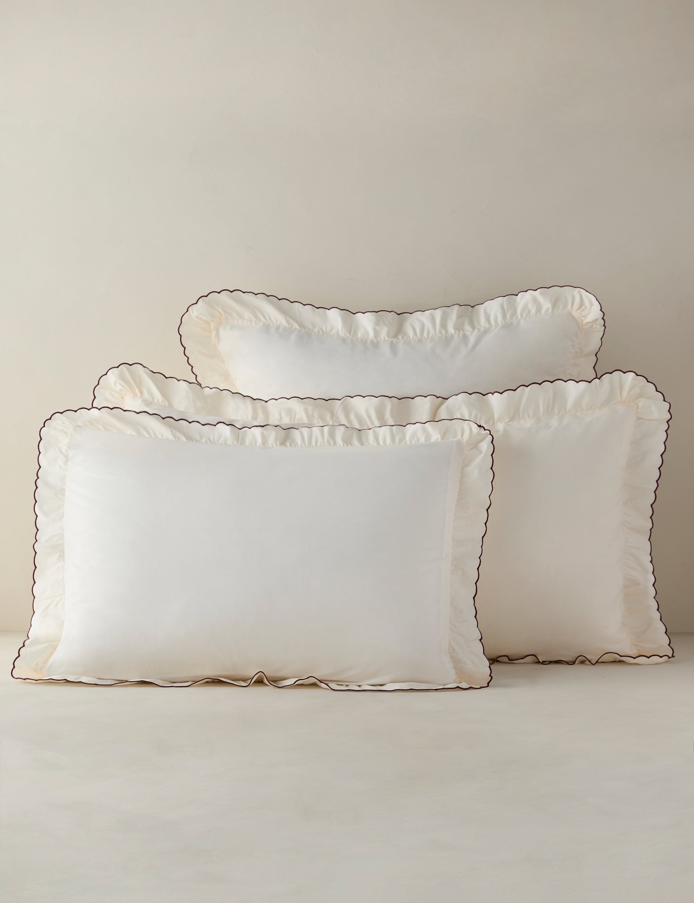 Lulu and Georgia Hatton Scalloped Percale Sham