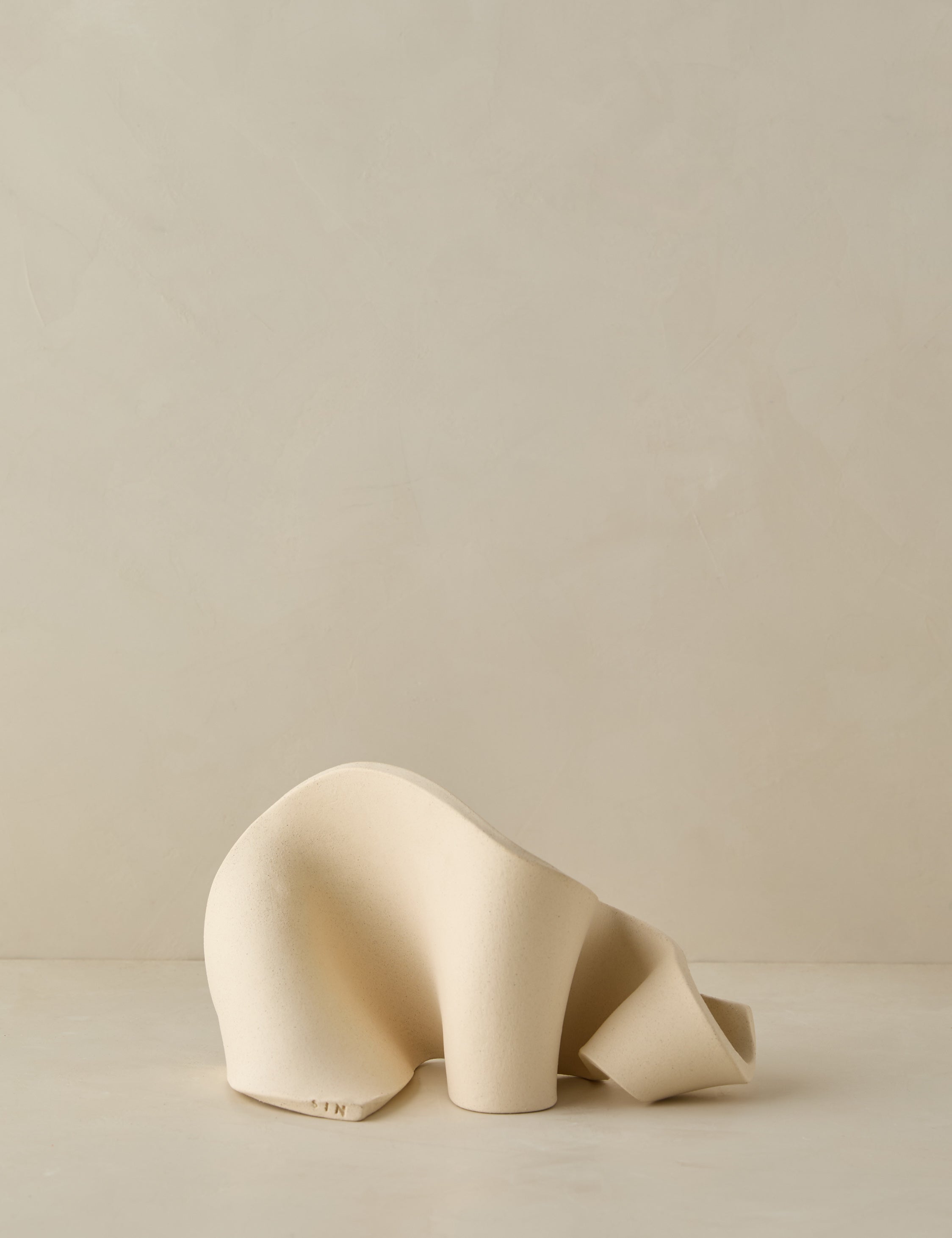 Lulu and Georgia Furl Art Object by SIN – Bone