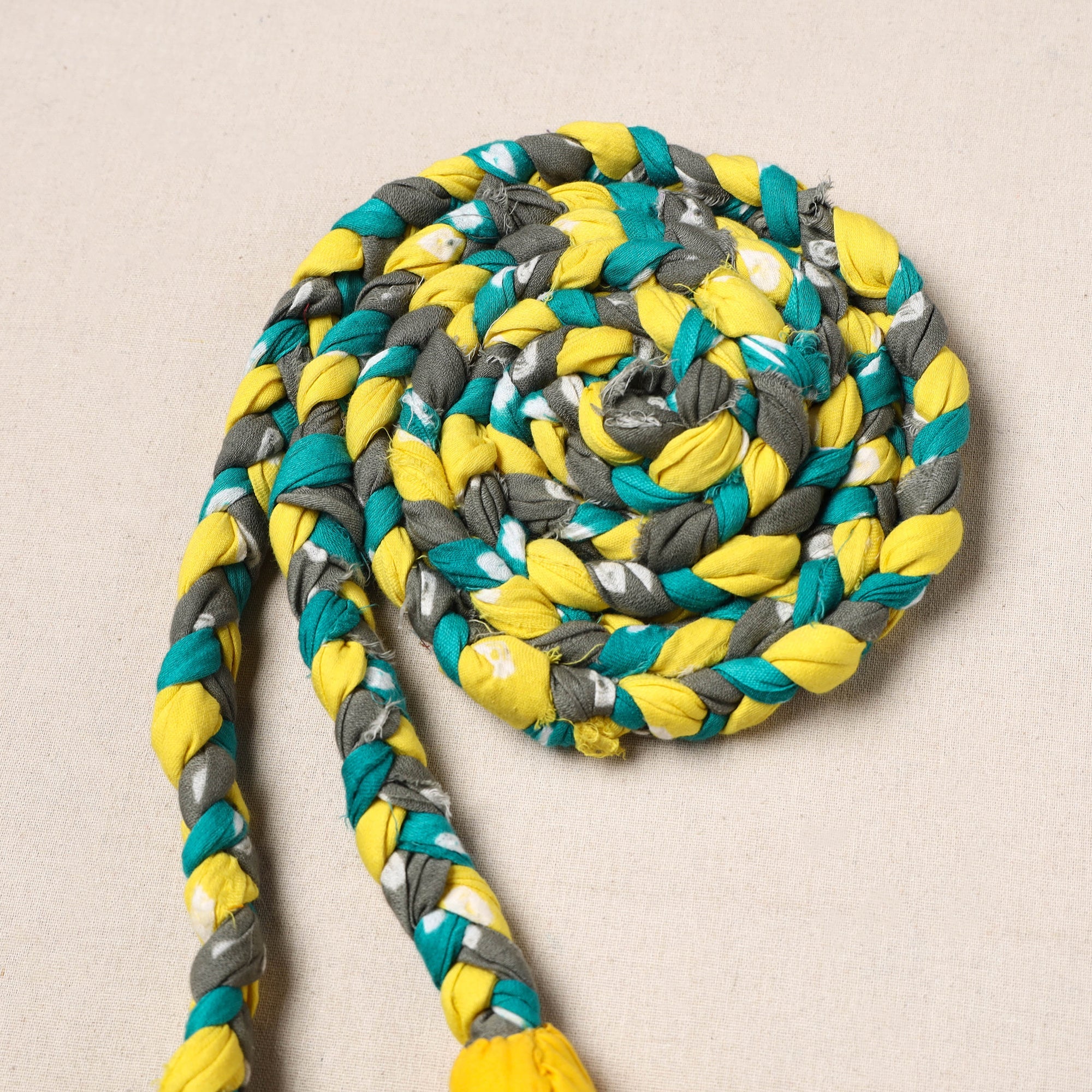 NOORI BAZAR Handmade Upcycled Fabric Skipping Rope 25 - view 2