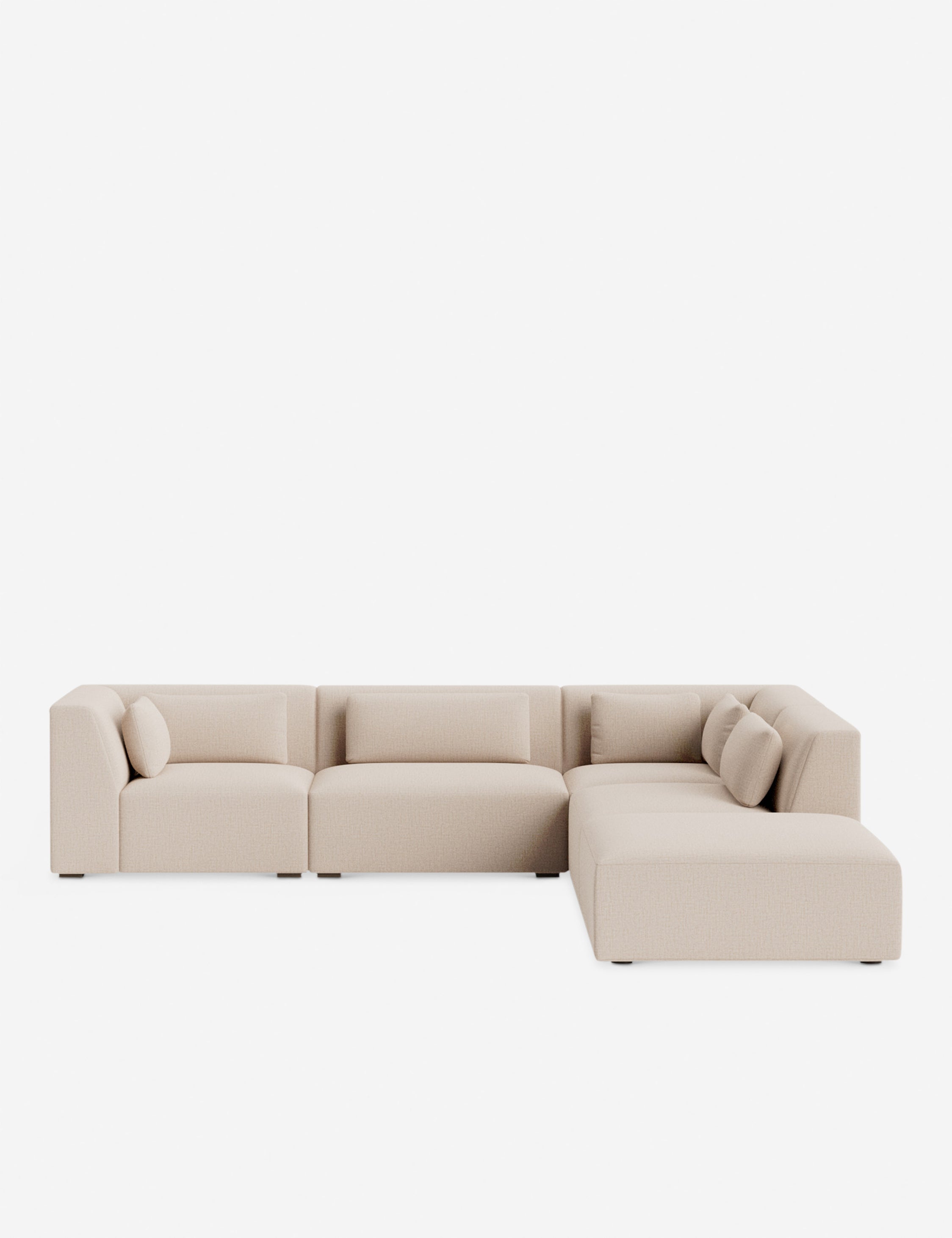 Lulu and Georgia Koh Modular Sectional Sofa With Ottoman - view 40