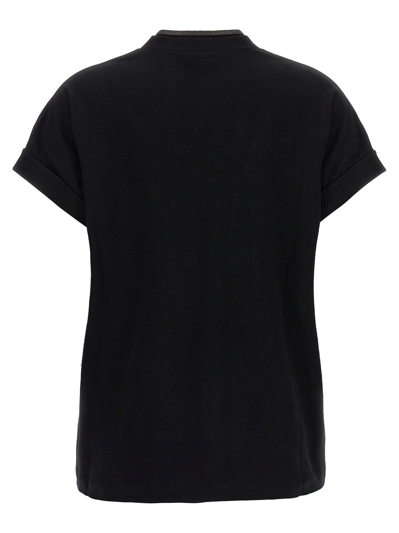 Brunello Cucinelli Monile T-shirt – 93% co, 7% ea - view 2