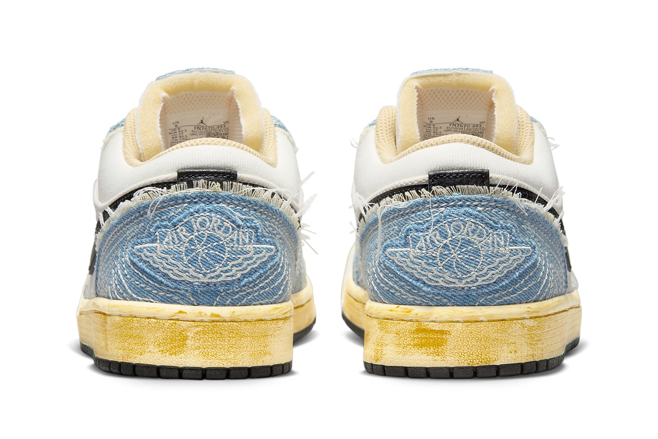 Kicks Machine Air Jordan 1 Low 'Sashiko Denim' Sale - view 2
