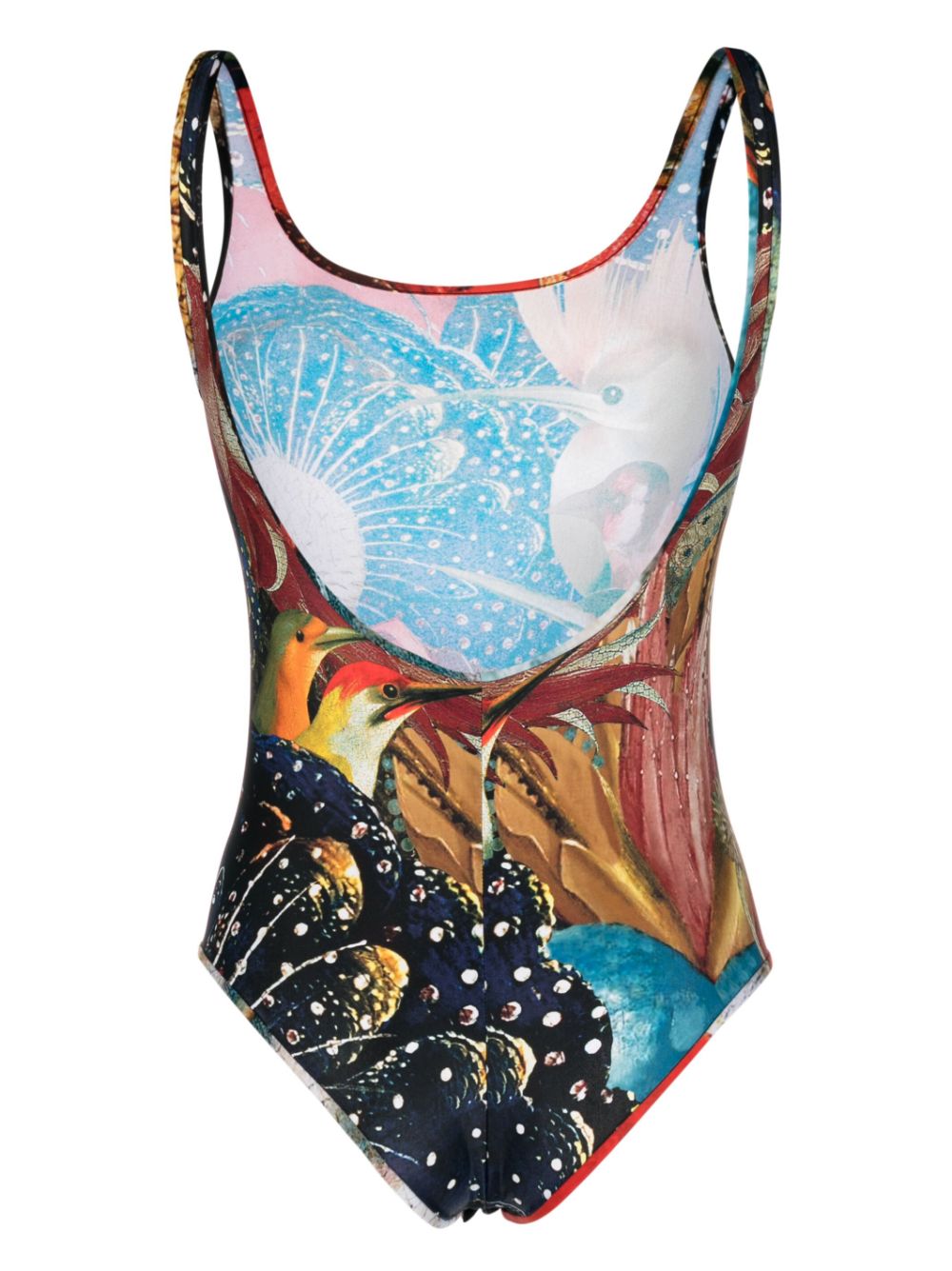 Alexander McQueen Hieronymus Bosch-print Jersey Bodysuit - view 3