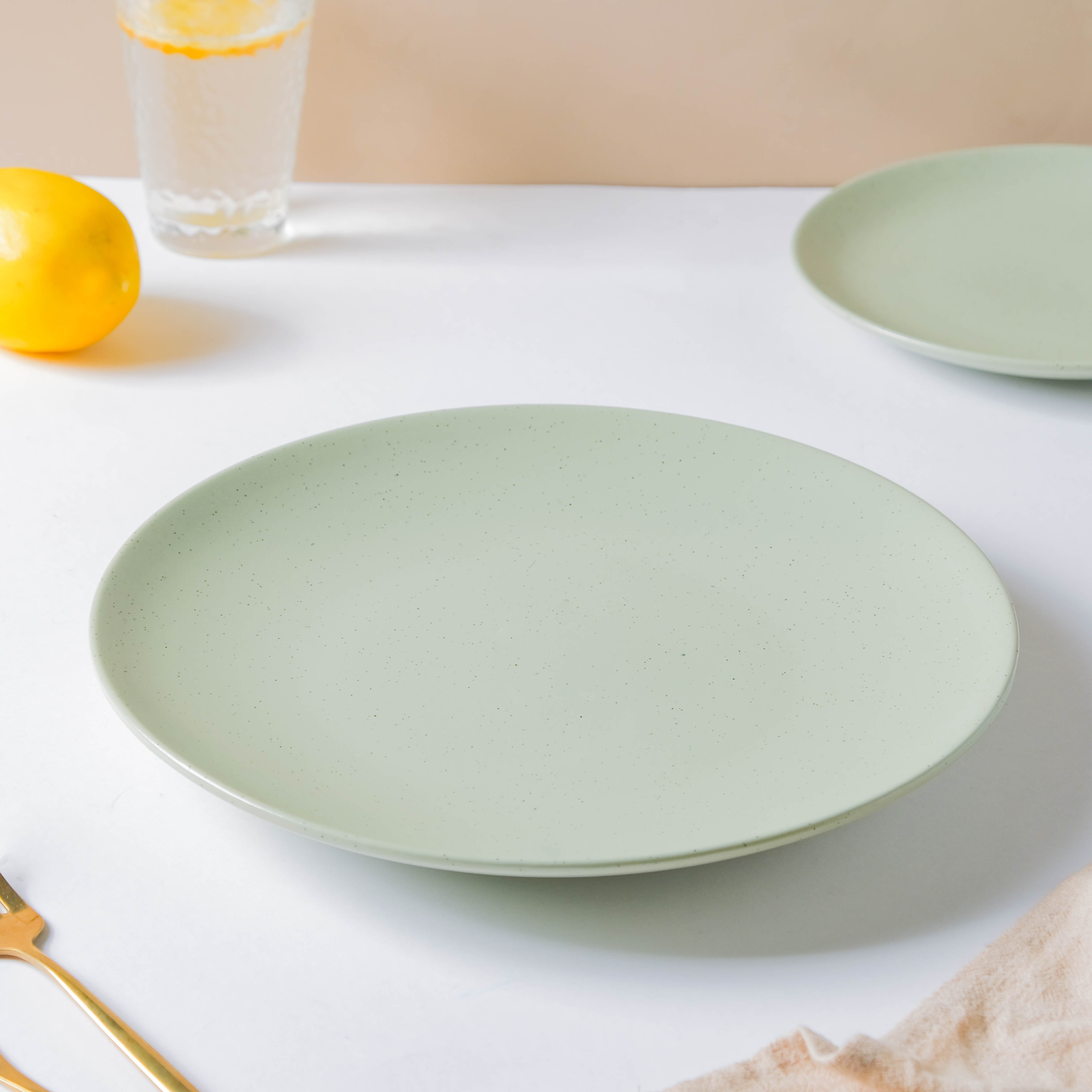 Nestasia Pixie Glaze Dinner Plate Green 11 Inch
