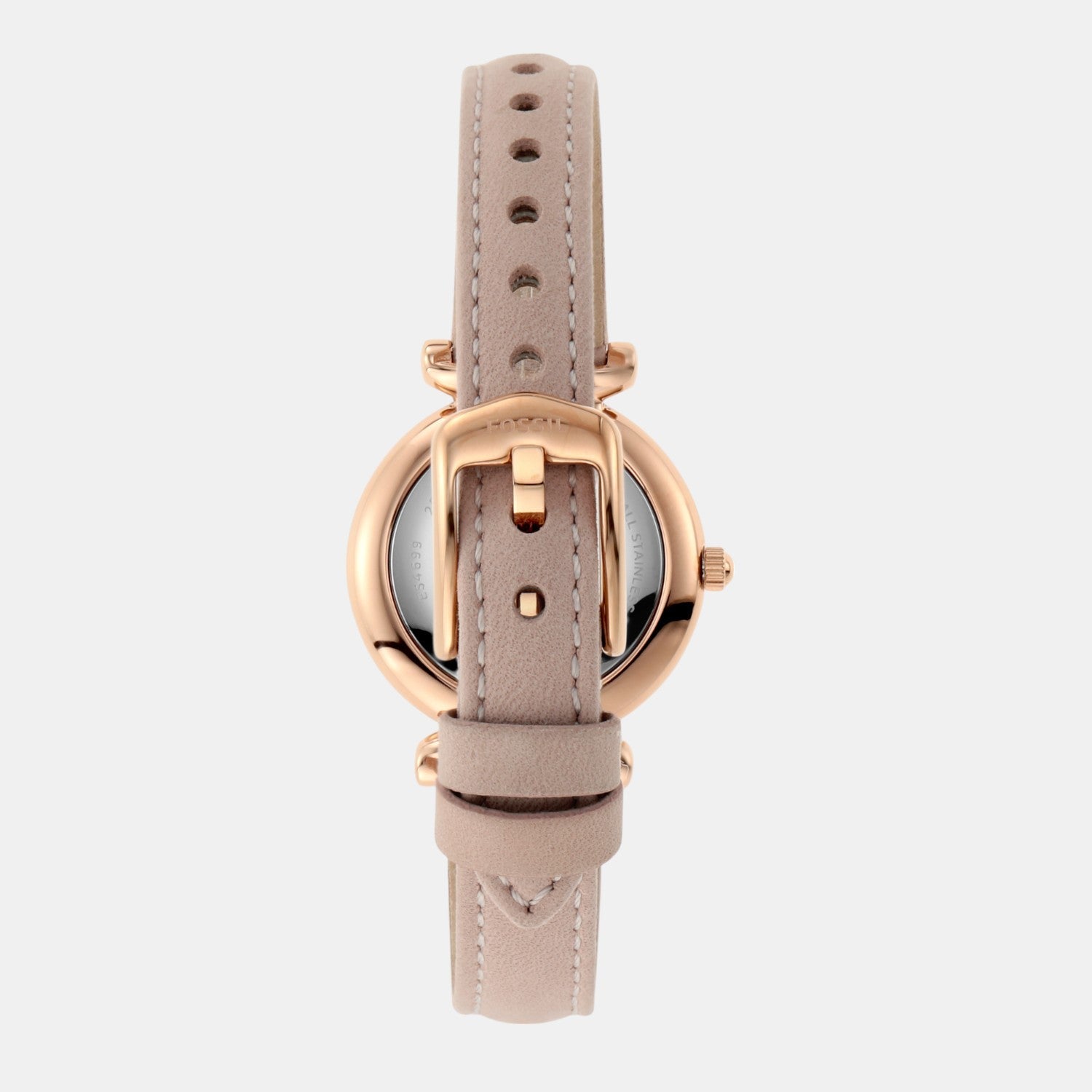Fossil Carlie Women Quartz White Mother Of Pearl Dial Analog Leather Watch ES4699 - view 2