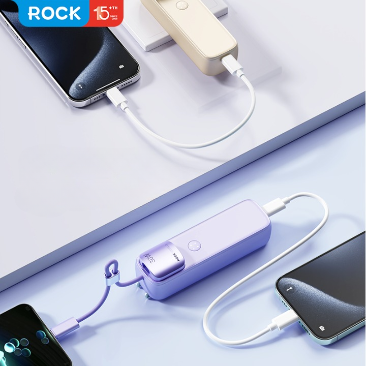 Million Cases ROCK 30W SwiftCharge Mini Power Hub 5000mAh Power Bank - view 2
