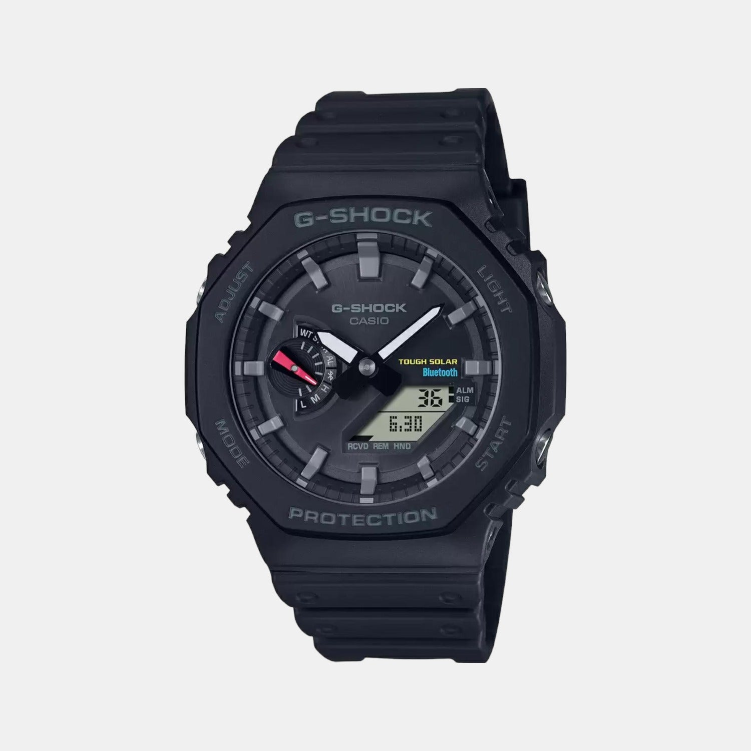 Casio G-Shock Men Quartz Grey Dial Analog-Digital Resin Watch G1241