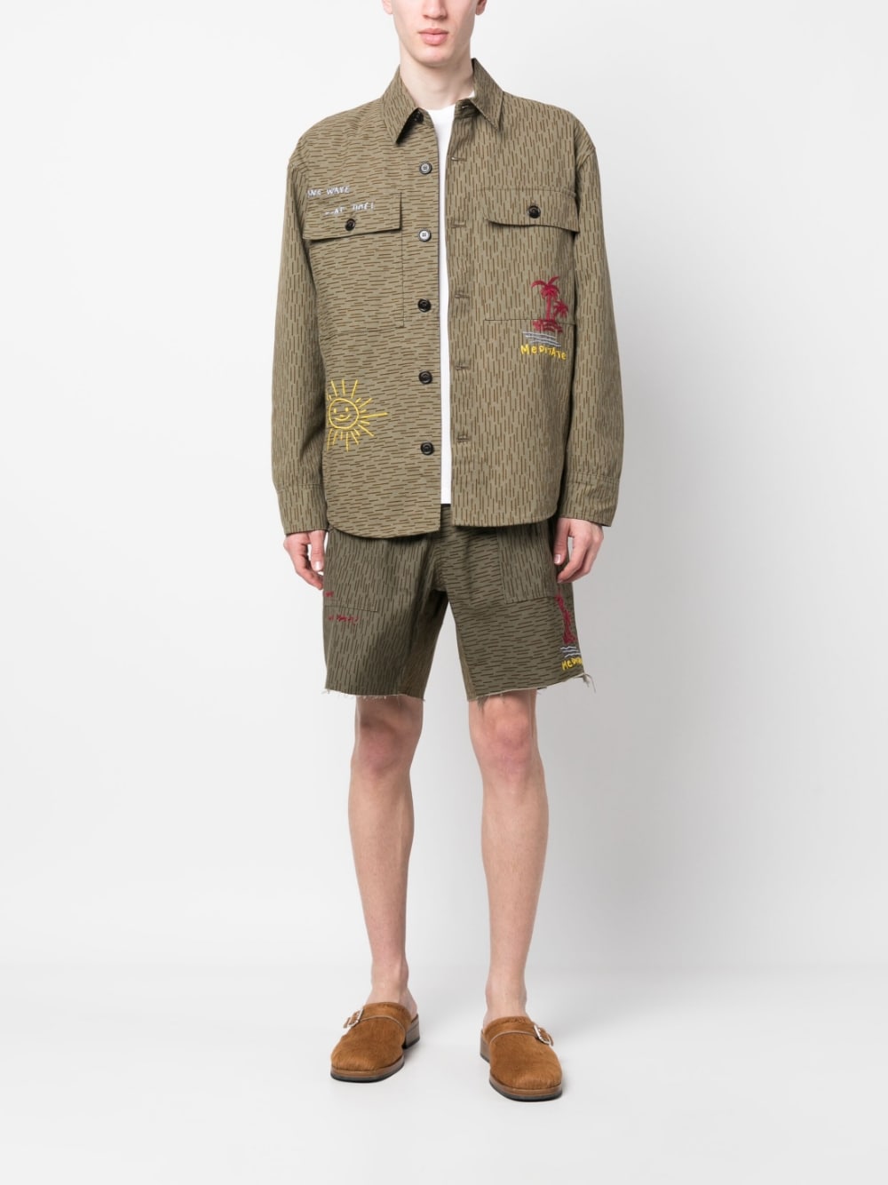 President'S Camouflage print shorts – 100% Cotton - view 5