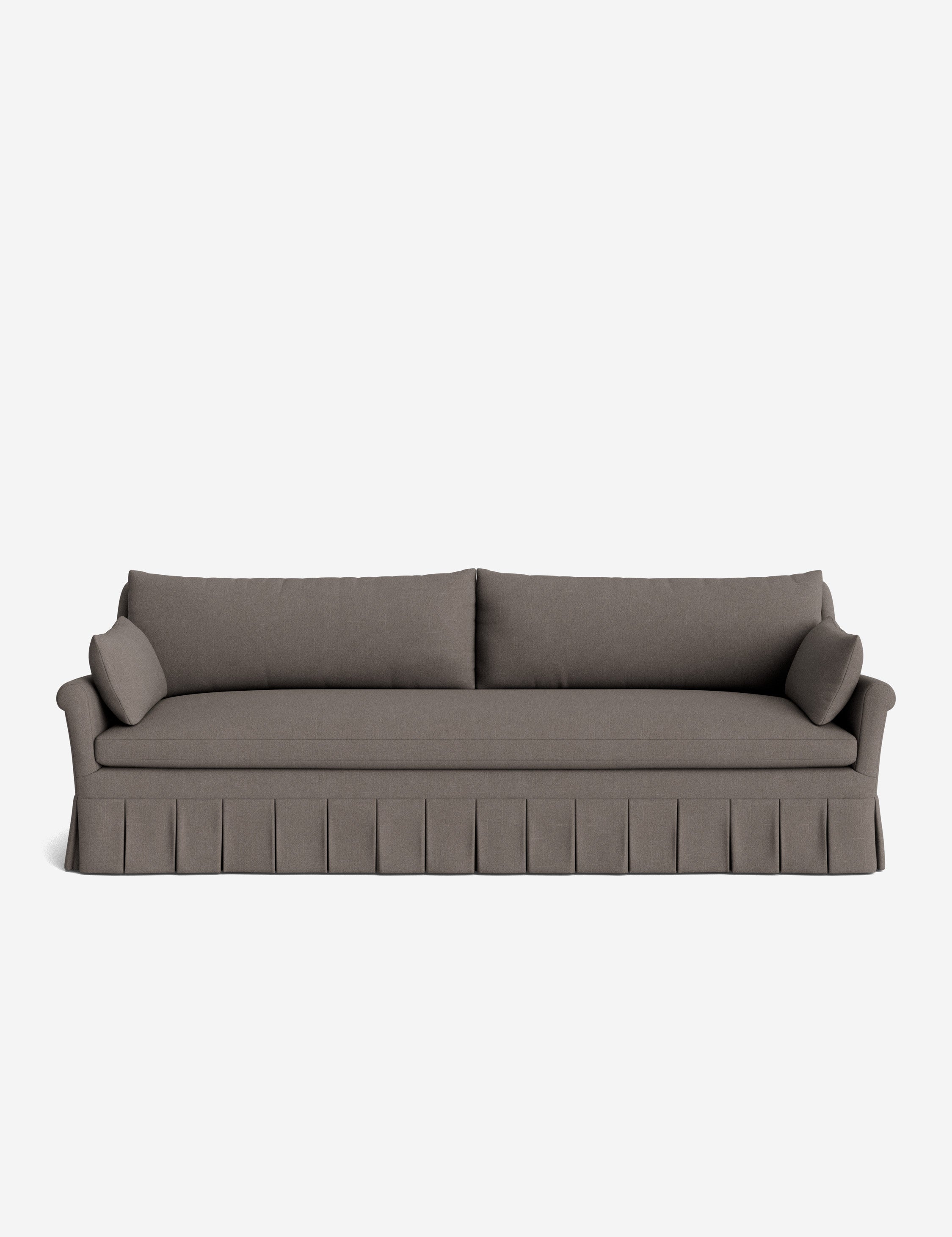 Lulu and Georgia Portola Rolled Arm Pleated Sofa - view 168