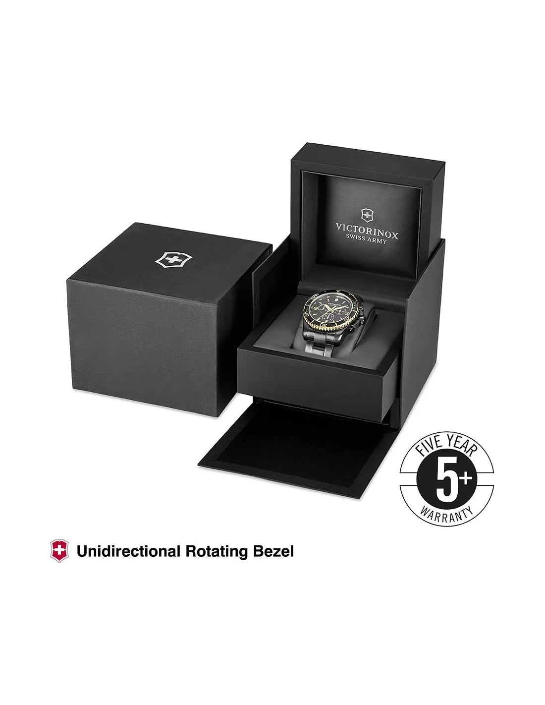 Victorinox Maverick Black Stainless Steel Men 43mm - view 3