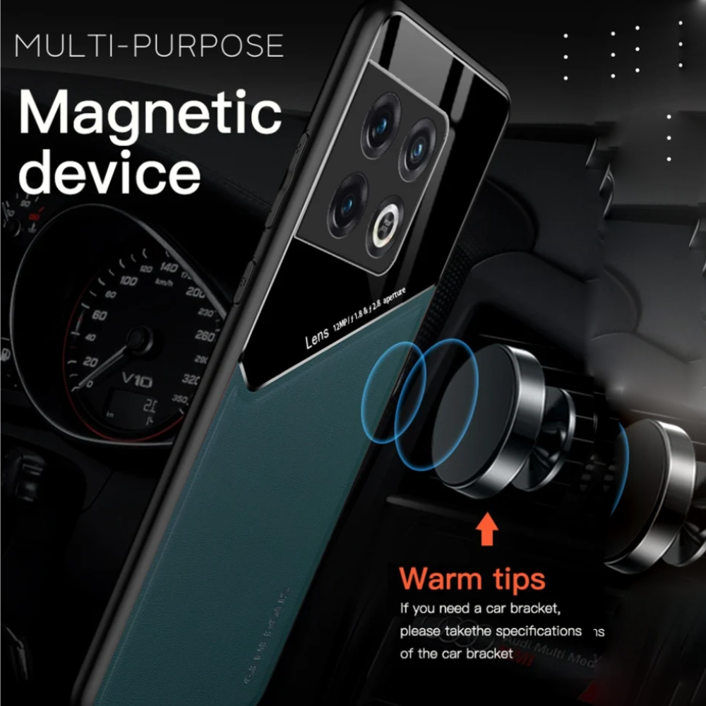 OnePlus 11R Vintage Leather Magnetic Holder Case - view 8