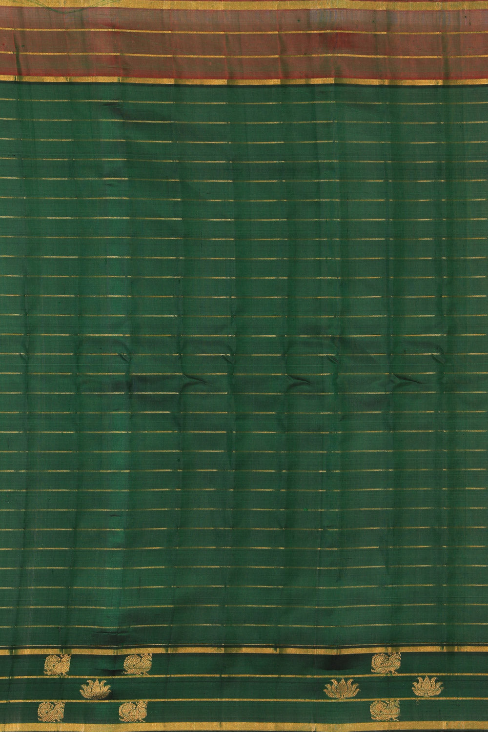 Kalanjali Gadwal Cotton Silk Classy Beige Saree - view 4