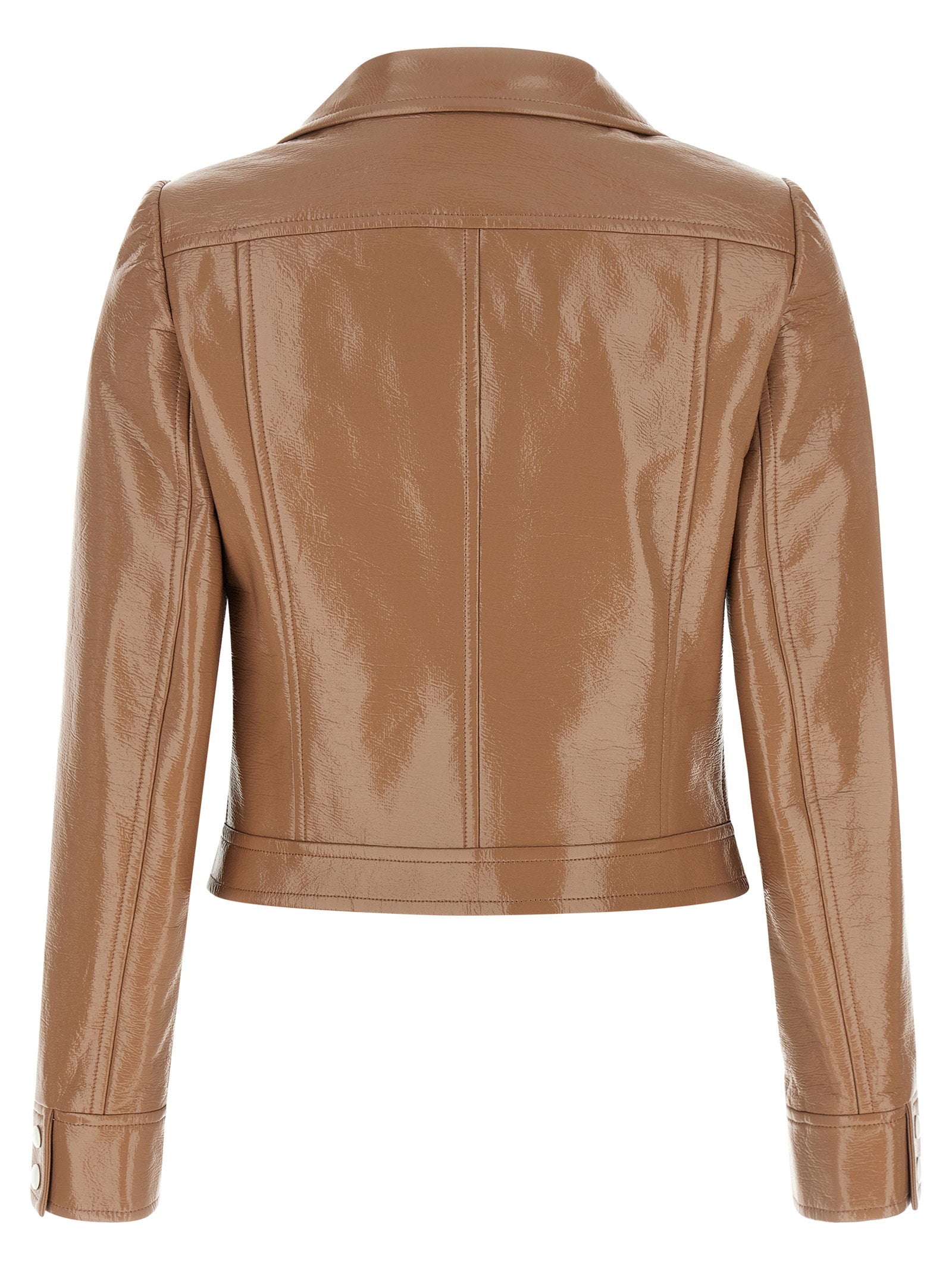 Courreges Reedition Vinyl Jacket – 88% co, 10% pu, 2% ea - view 2