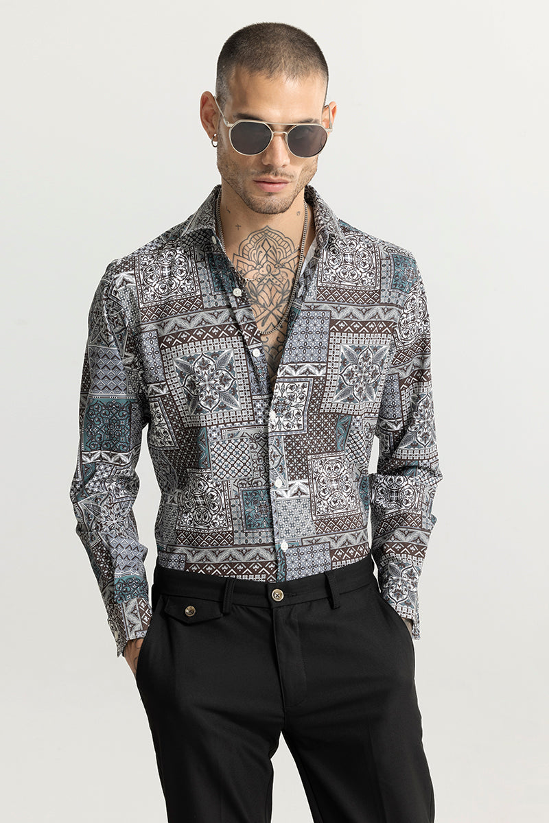 SNITCH SpectrumSculpt Dark Grey Shirt