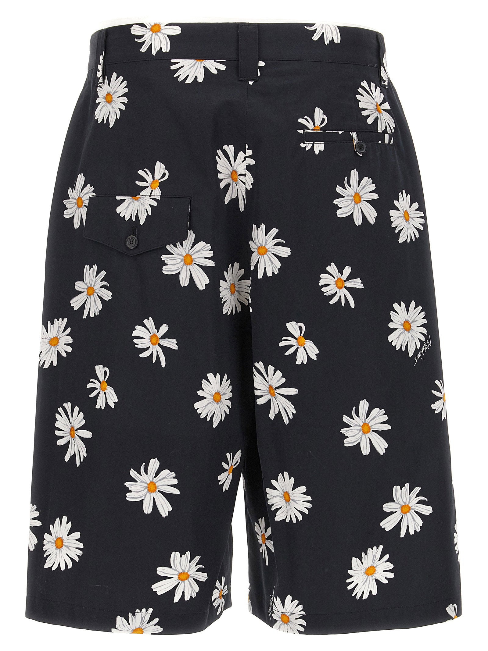 Moschino Margherite Print Bermuda Shorts – 100% cotton - view 2