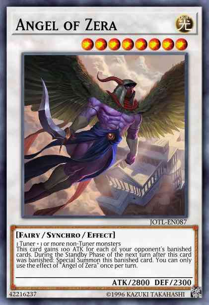 Yu-Gi-Oh! Angel of Zera - JOTL-EN087 - Secret Rare - 1st Edition