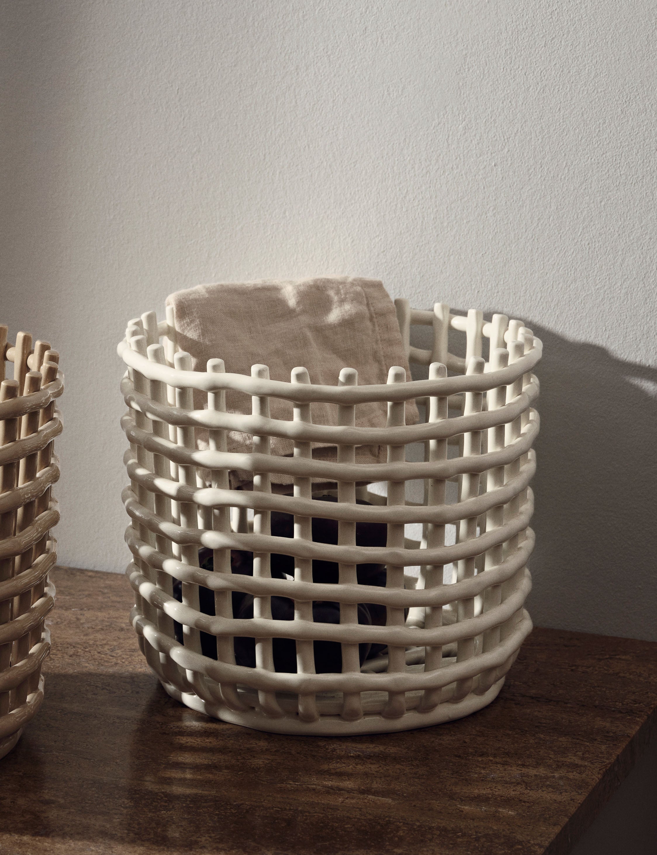 Lulu and Georgia Ceramic Basket by Ferm Living - view 5