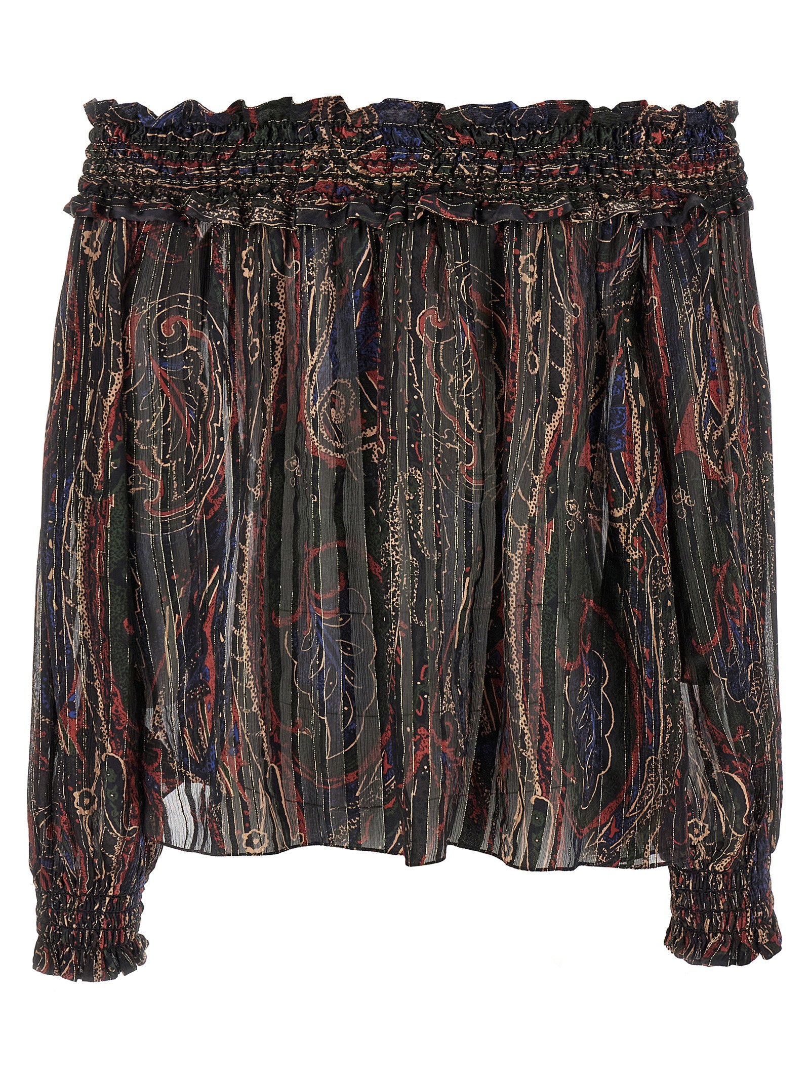 Saint Laurent Smock Stitch Blouse - view 2