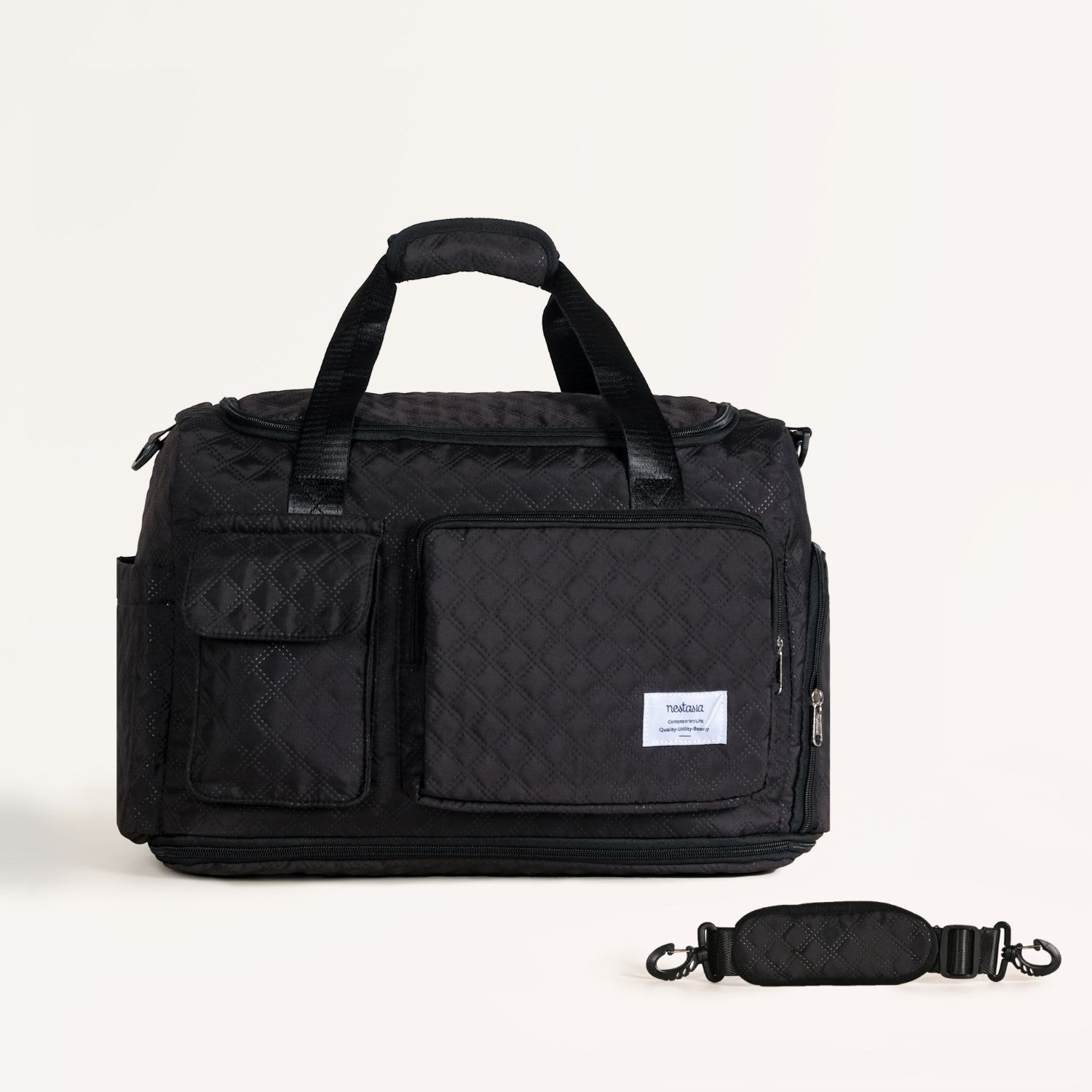 Nestasia Dova Extendable Bag For Travel Black