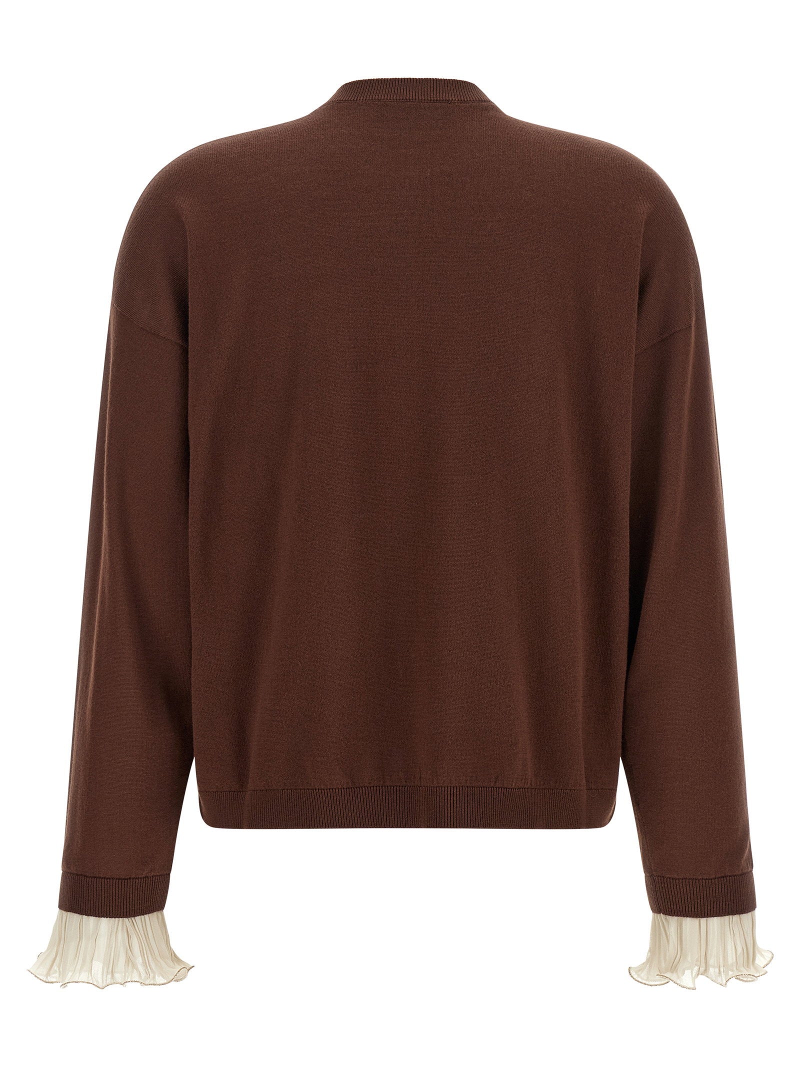Fabiana Filippi Pleated Cuffs Sweater - view 2