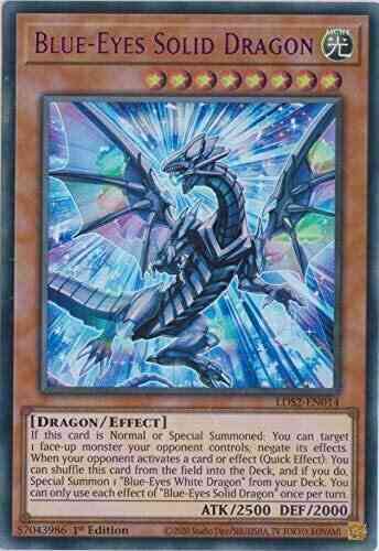 Yu-Gi-Oh! Blue-Eyes Solid Dragon (Purple) - LDS2-EN014 - Ultra Rare - 1st Edition