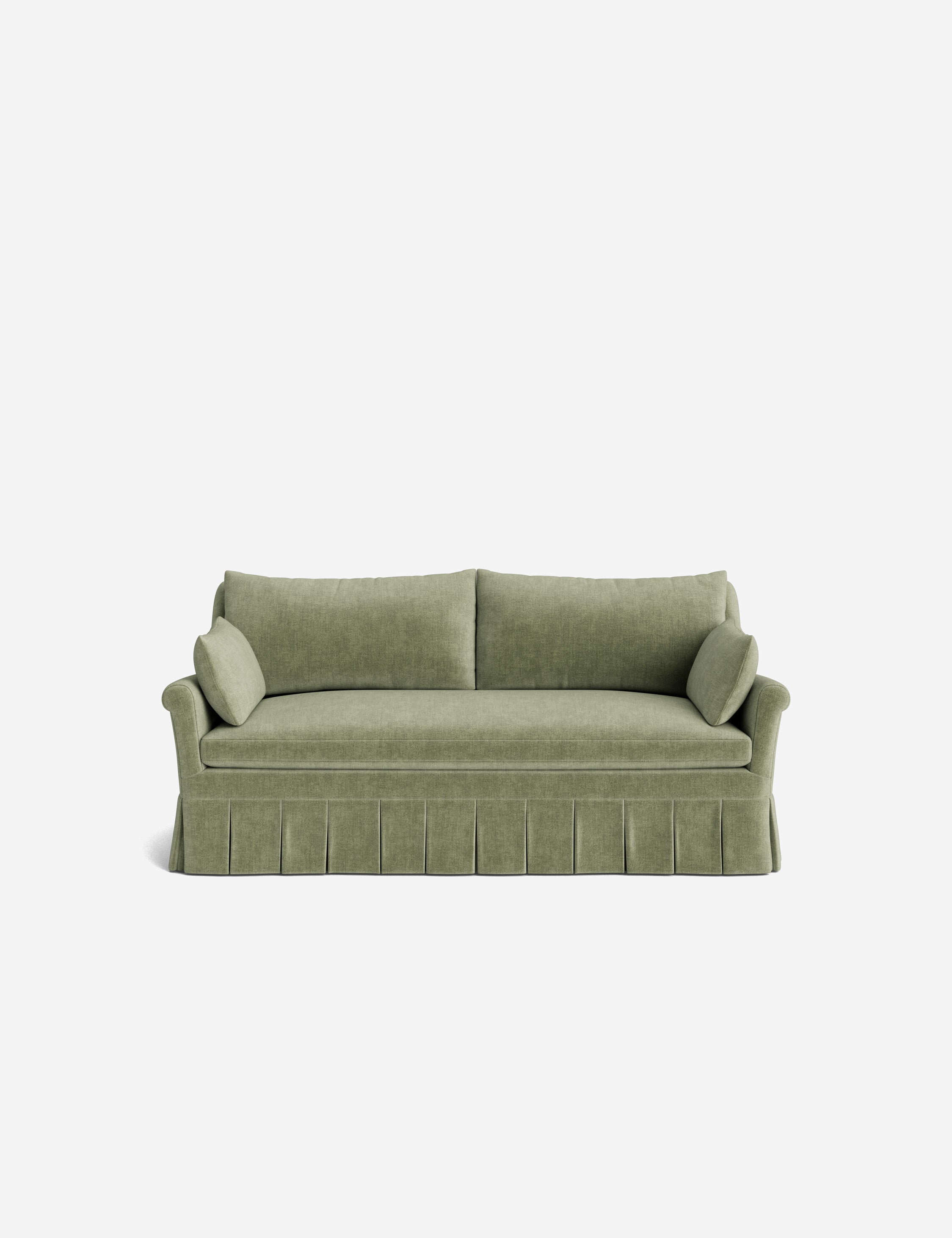 Lulu and Georgia Portola Rolled Arm Pleated Sofa - view 4