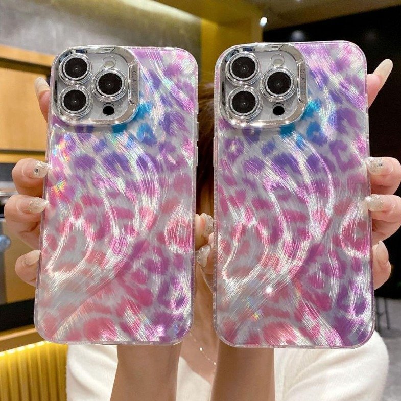 Peeperly Elegance Gradient Leopard Print Case
