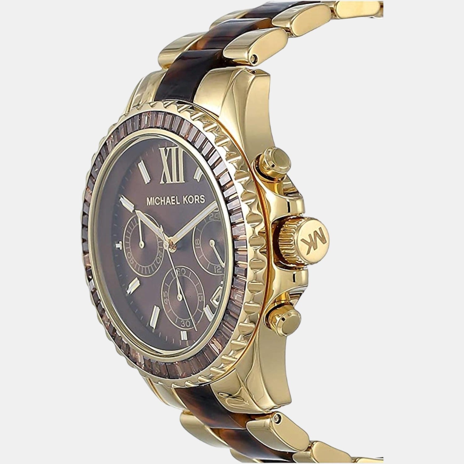 Michael Kors Everest Women Quartz Brown Dial Chronograph Stainless Steel Watch MK6973 - view 2