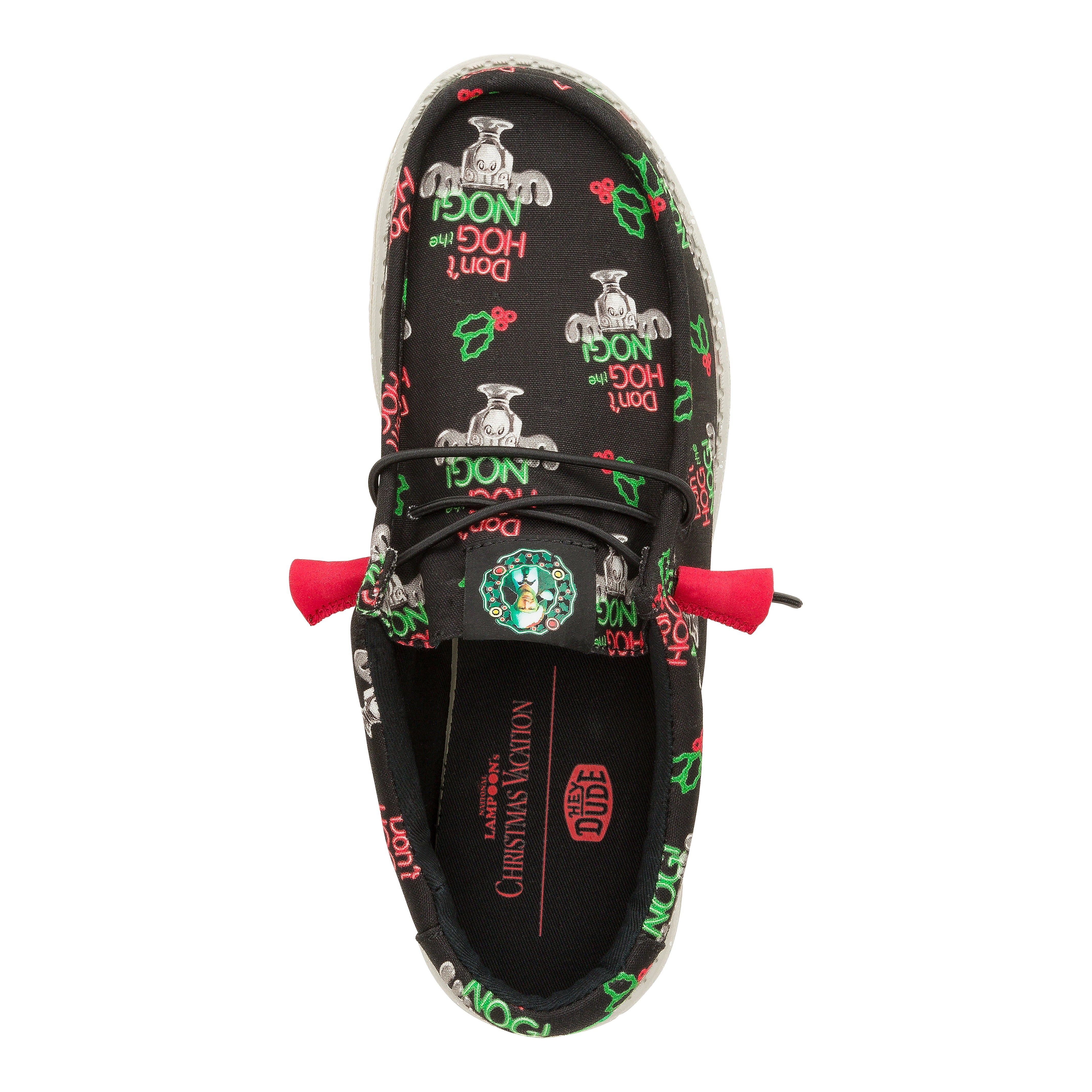 HEYDUDE shoes Wally Christmas Vacation - Christmas Black/Multi - view 6